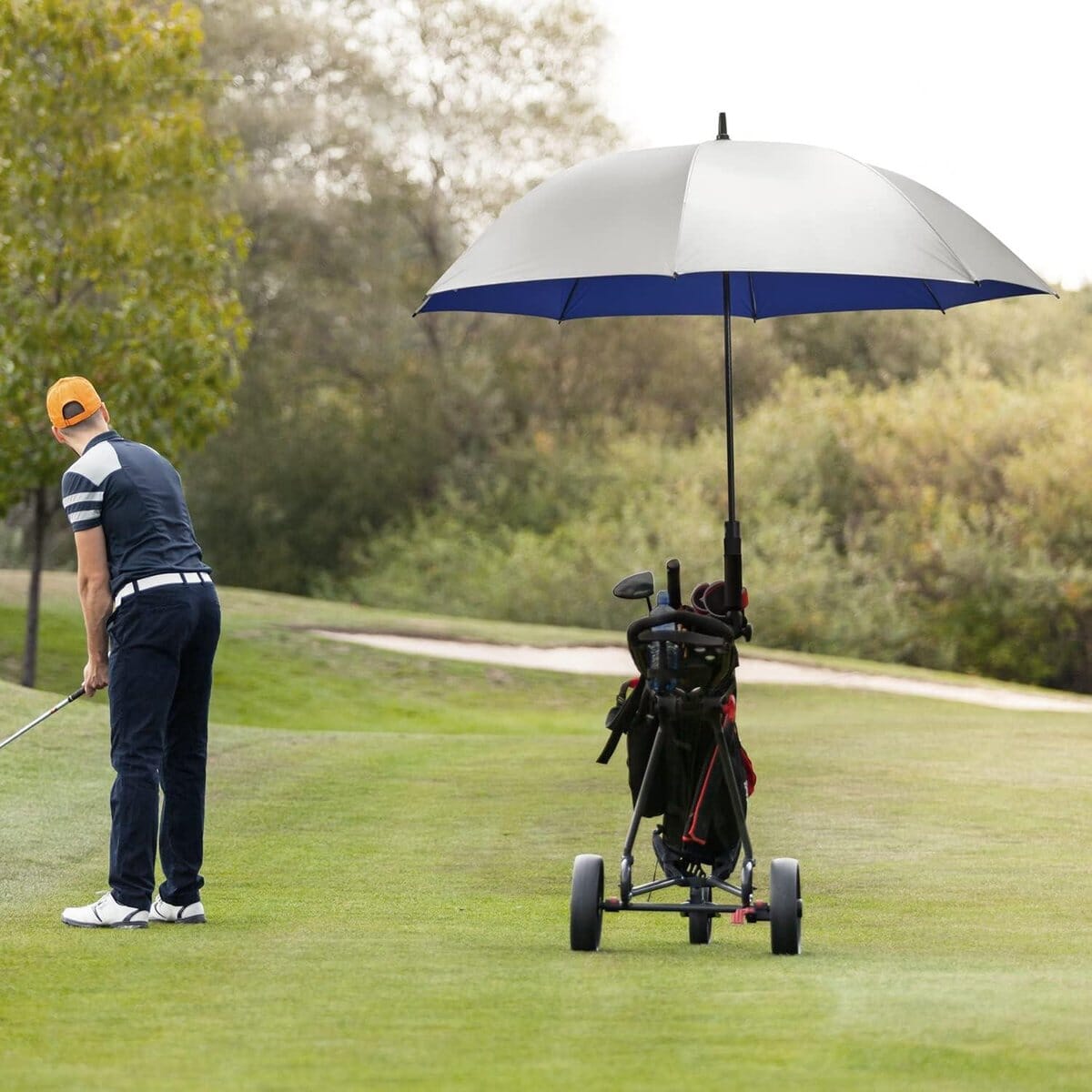 Protégez-vous efficacement avec un parapluie de golf de haute qualité