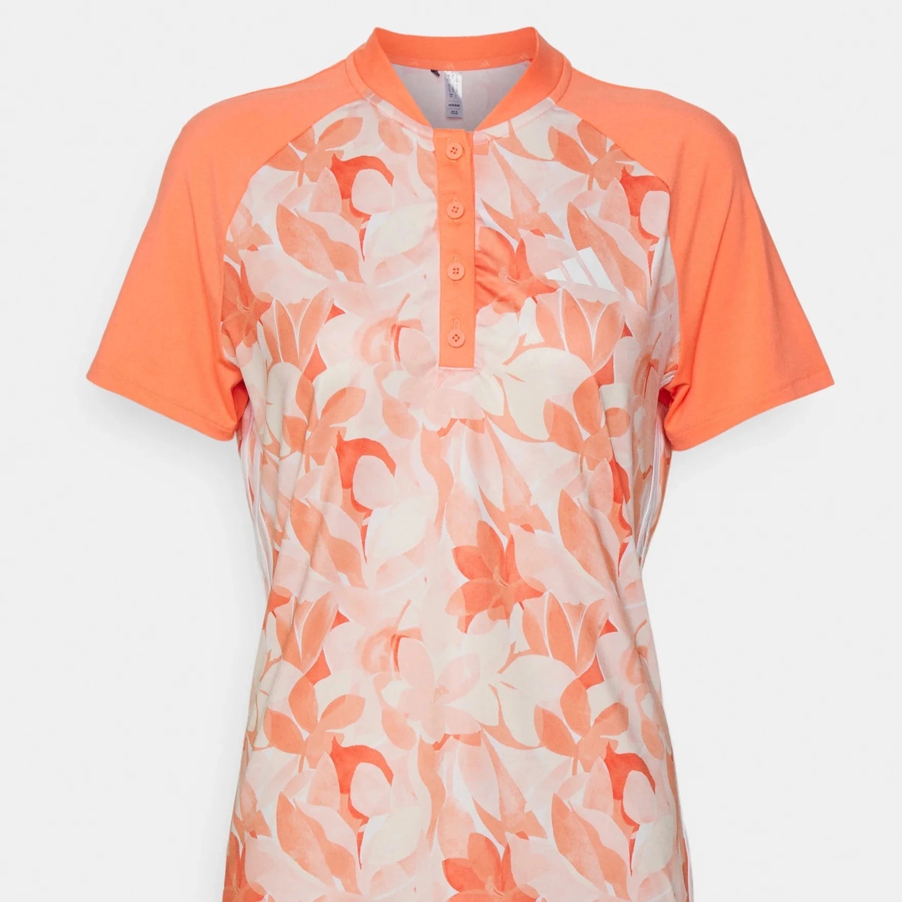 Adidas Polo femme floral corail