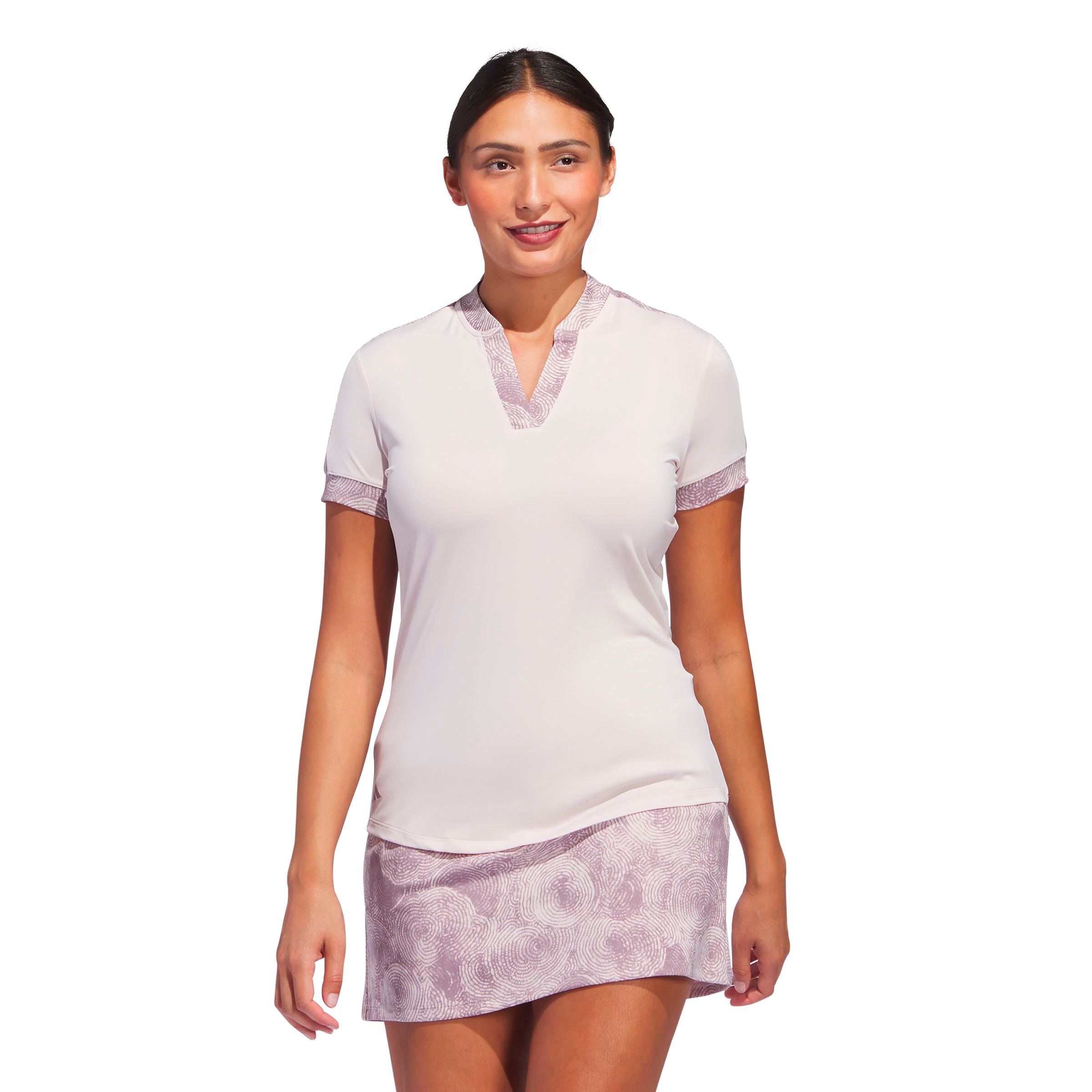 Adidas polo femme ultimate imprimé figue