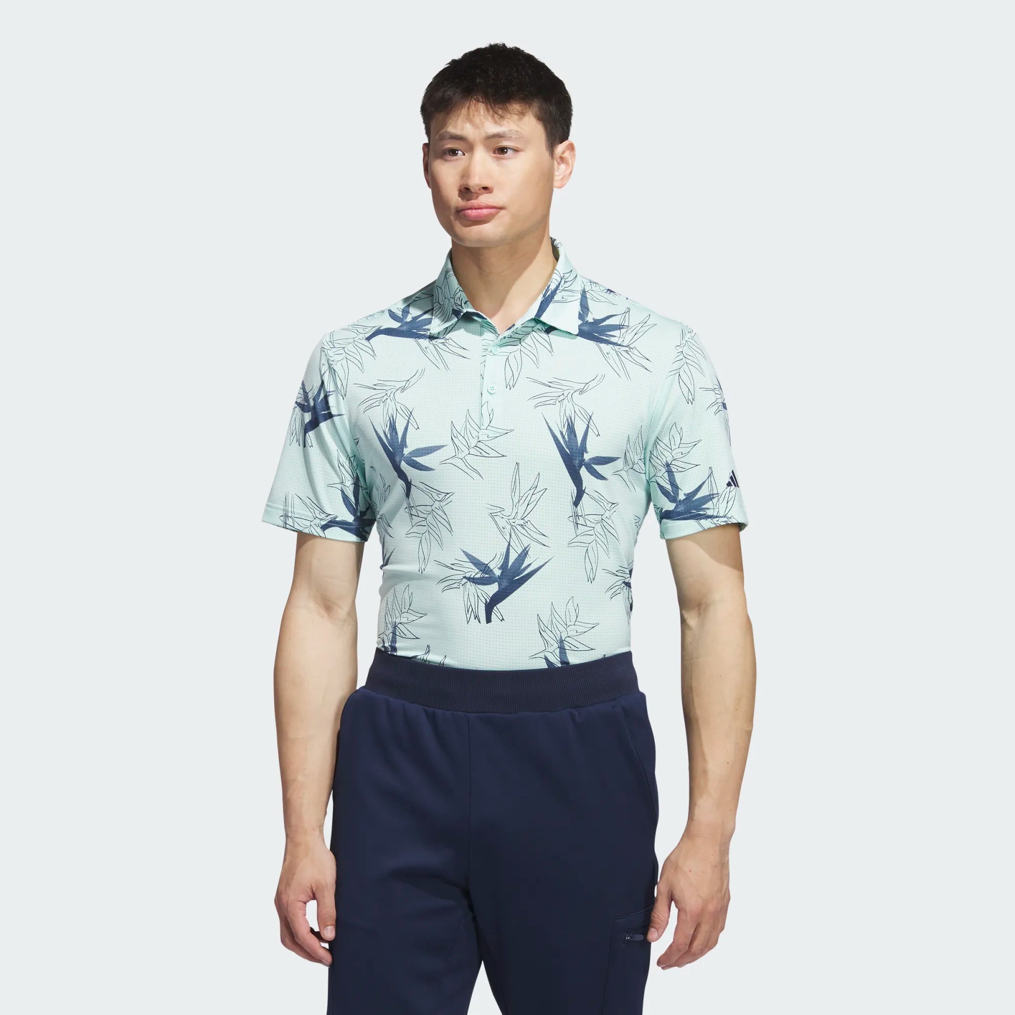 Adidas Polo Mesh Aéré Vert d'eau