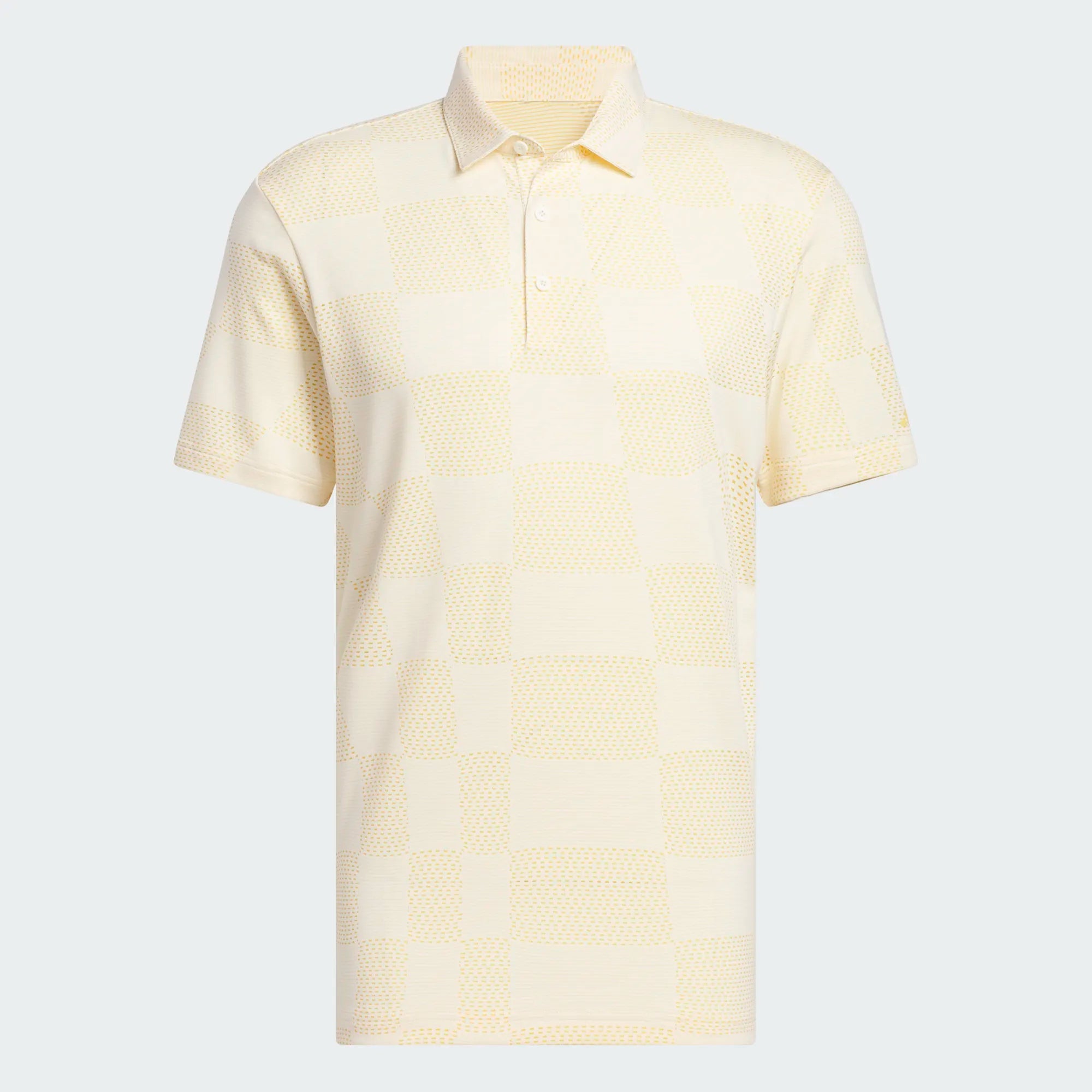 Adidas Polo Textured Jaune Polos homme Adidas