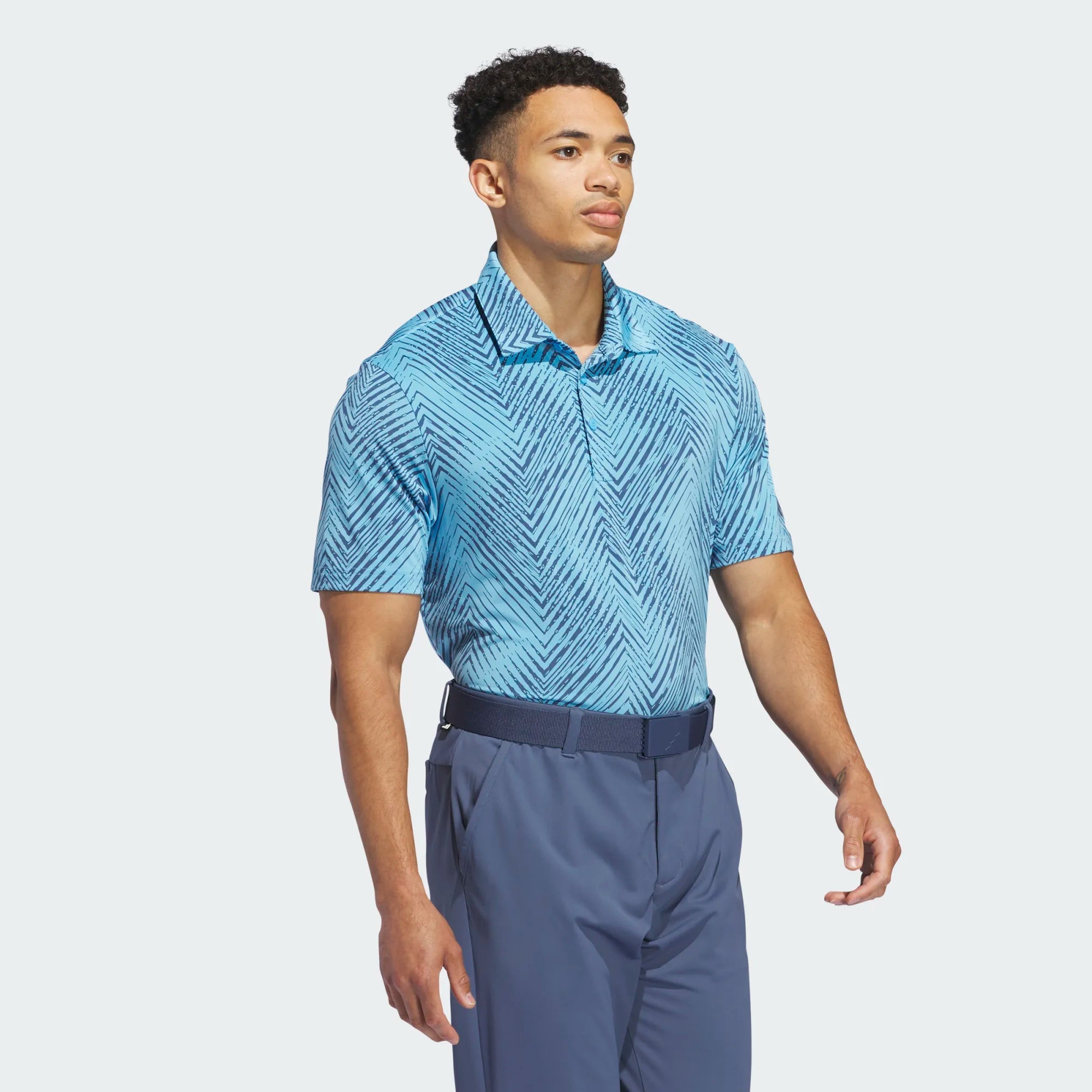 Adidas Polo Ultimate 365 Allover Bleu