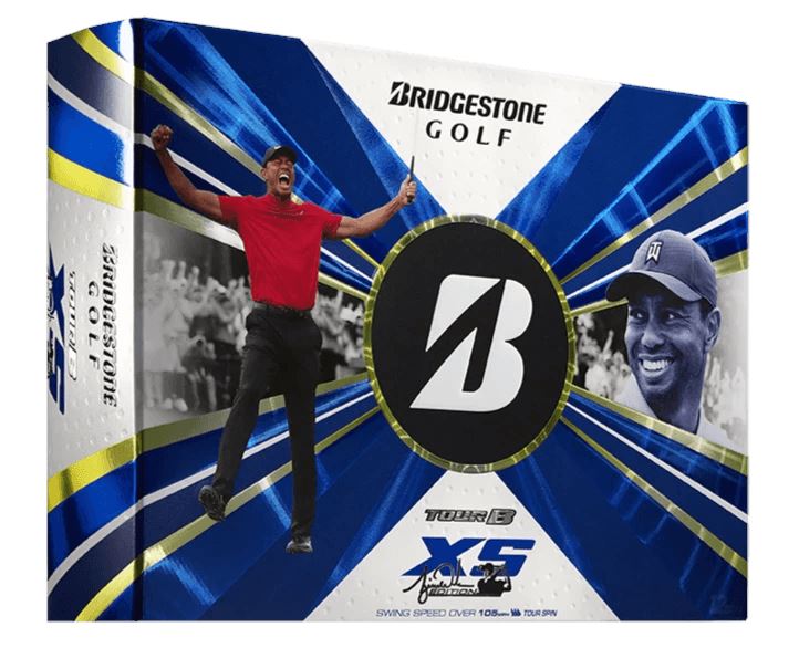 Bridgestone Balles de golf TOUR B XS Tiger (boite de 12 balles)