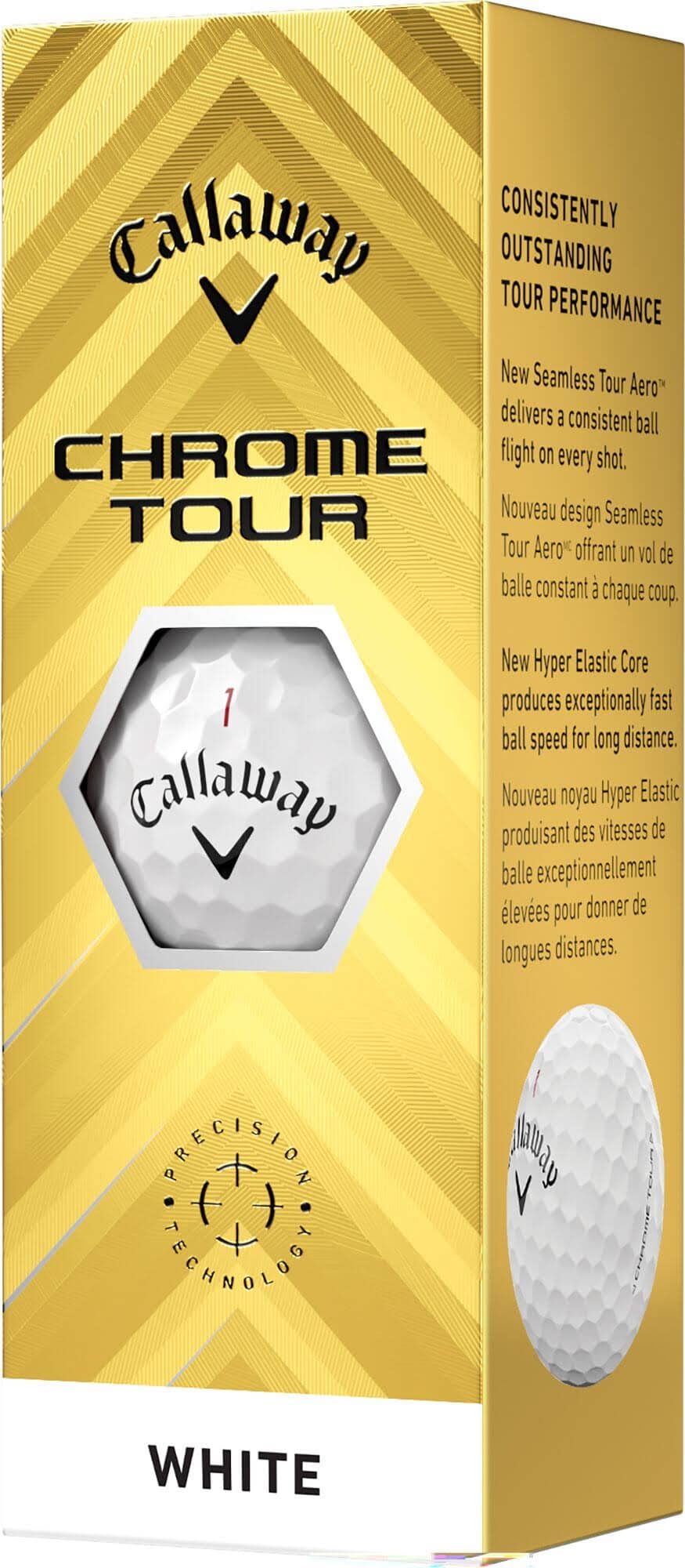 Callaway Balles Chrome Tour triple track 2024 Balles Callaway Golf