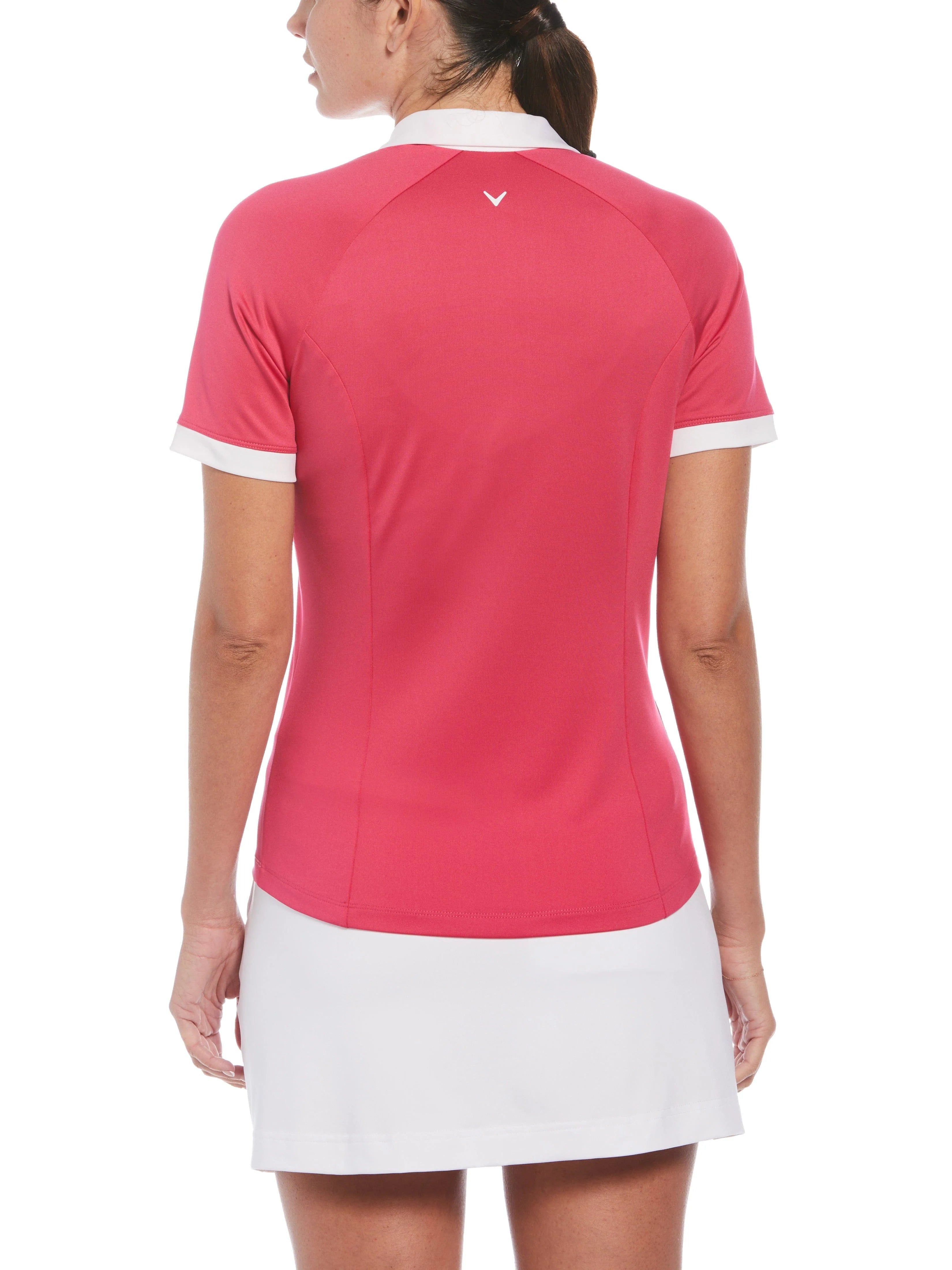 Callaway Femme Polo Color Block V-Placket