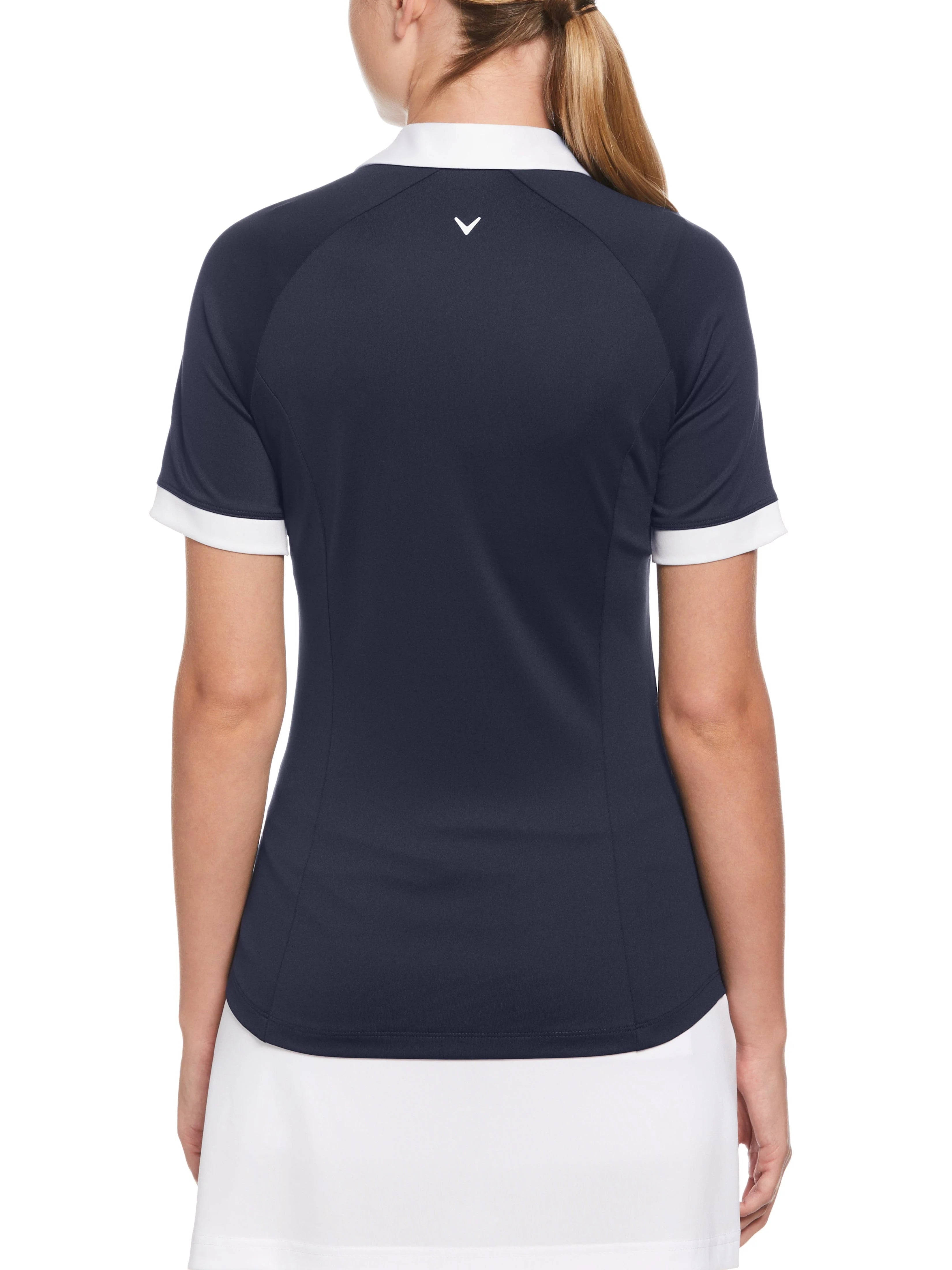 Callaway Femme Polo Color Block V-Placket