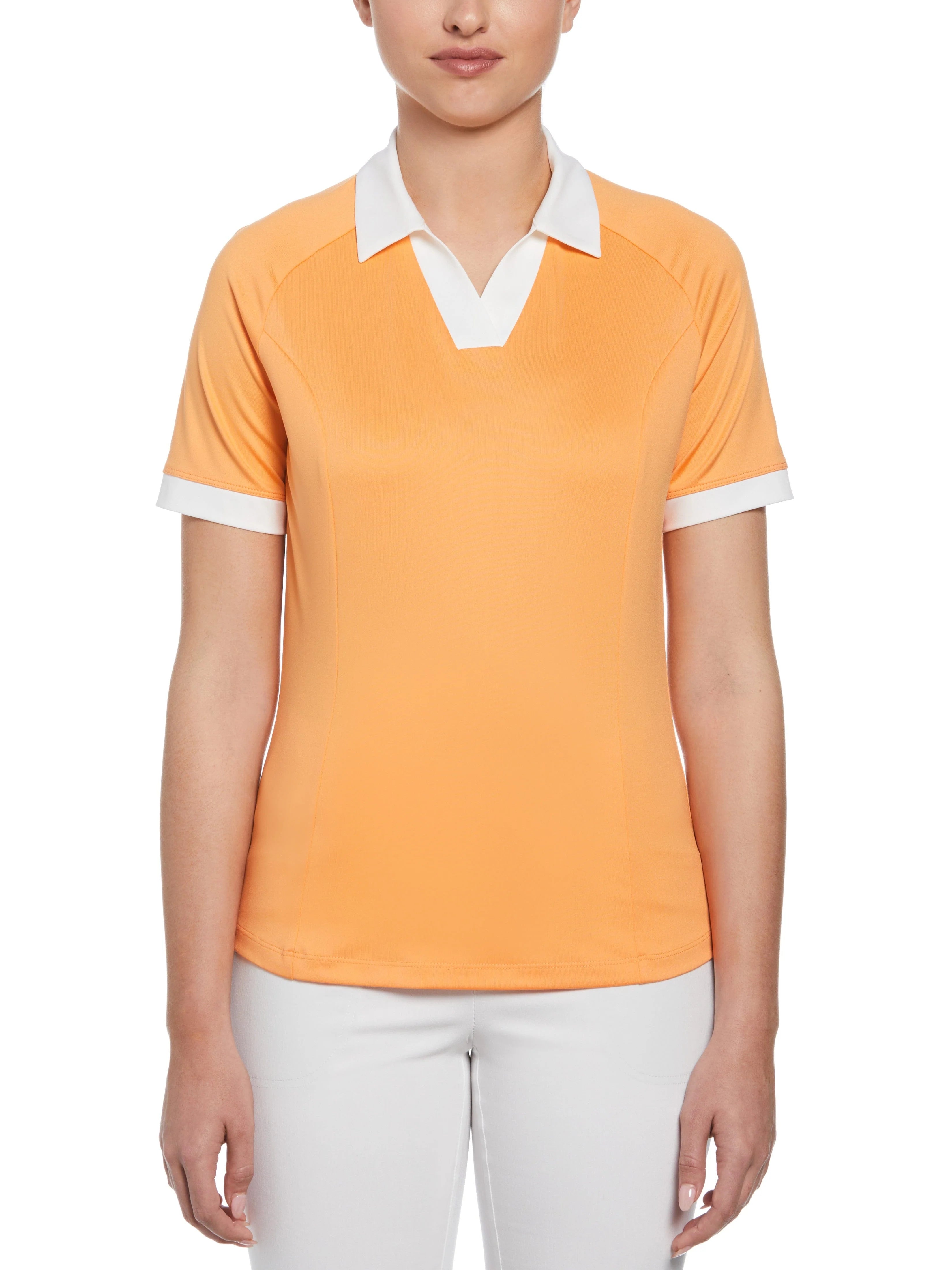 Callaway Femme Polo Color Block V-Placket