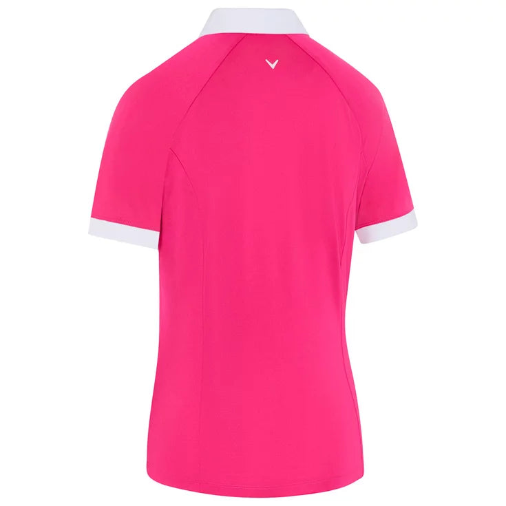 Callaway Femme Polo Color Block V-Placket