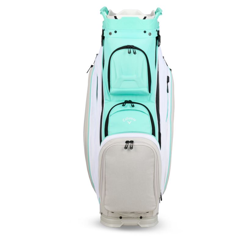 Callaway Sac Chariot ORG 14 Aqua White Silver Heather