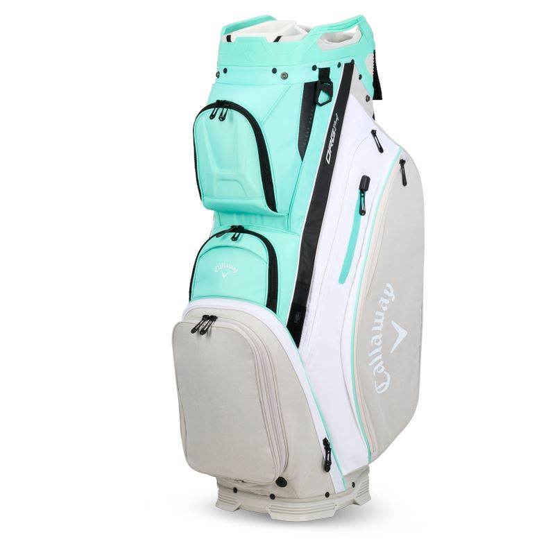 Callaway Sac Chariot ORG 14 Aqua White Silver Heather