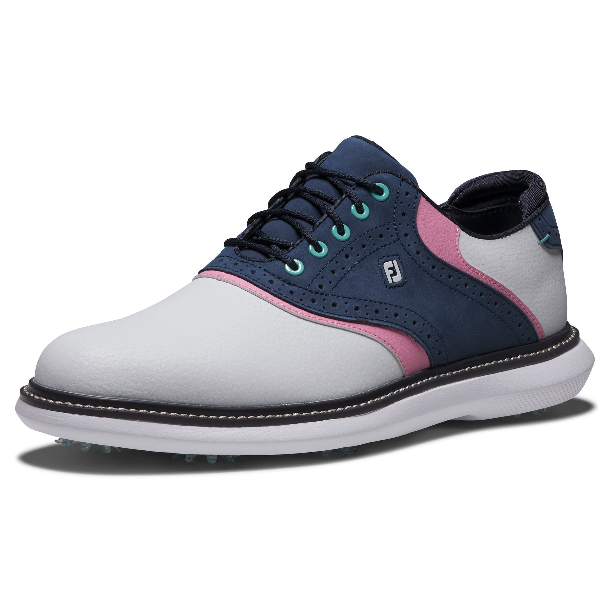 Footjoy Chaussure Homme Traditions Blanche navy rose