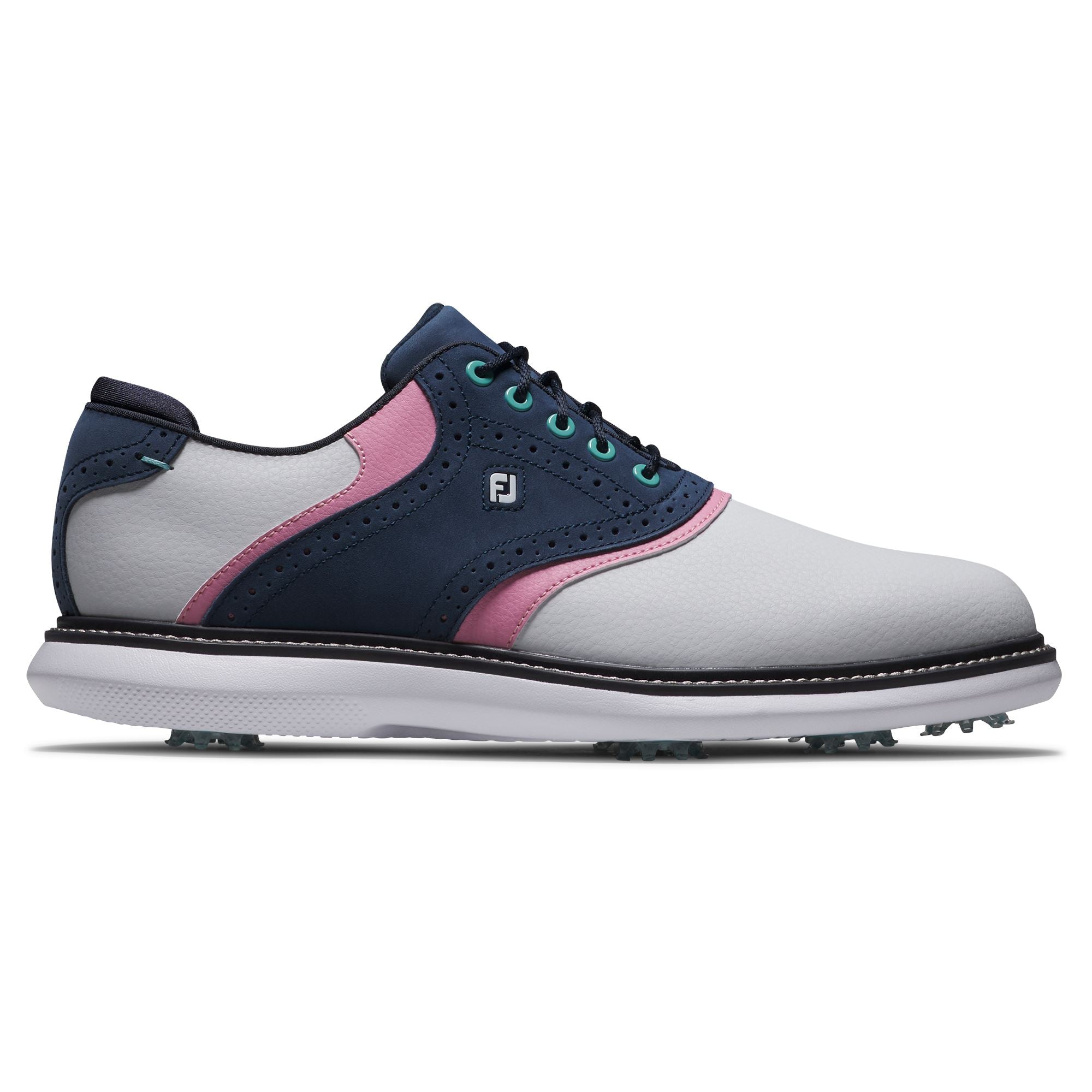 Footjoy Chaussure Homme Traditions Blanche navy rose