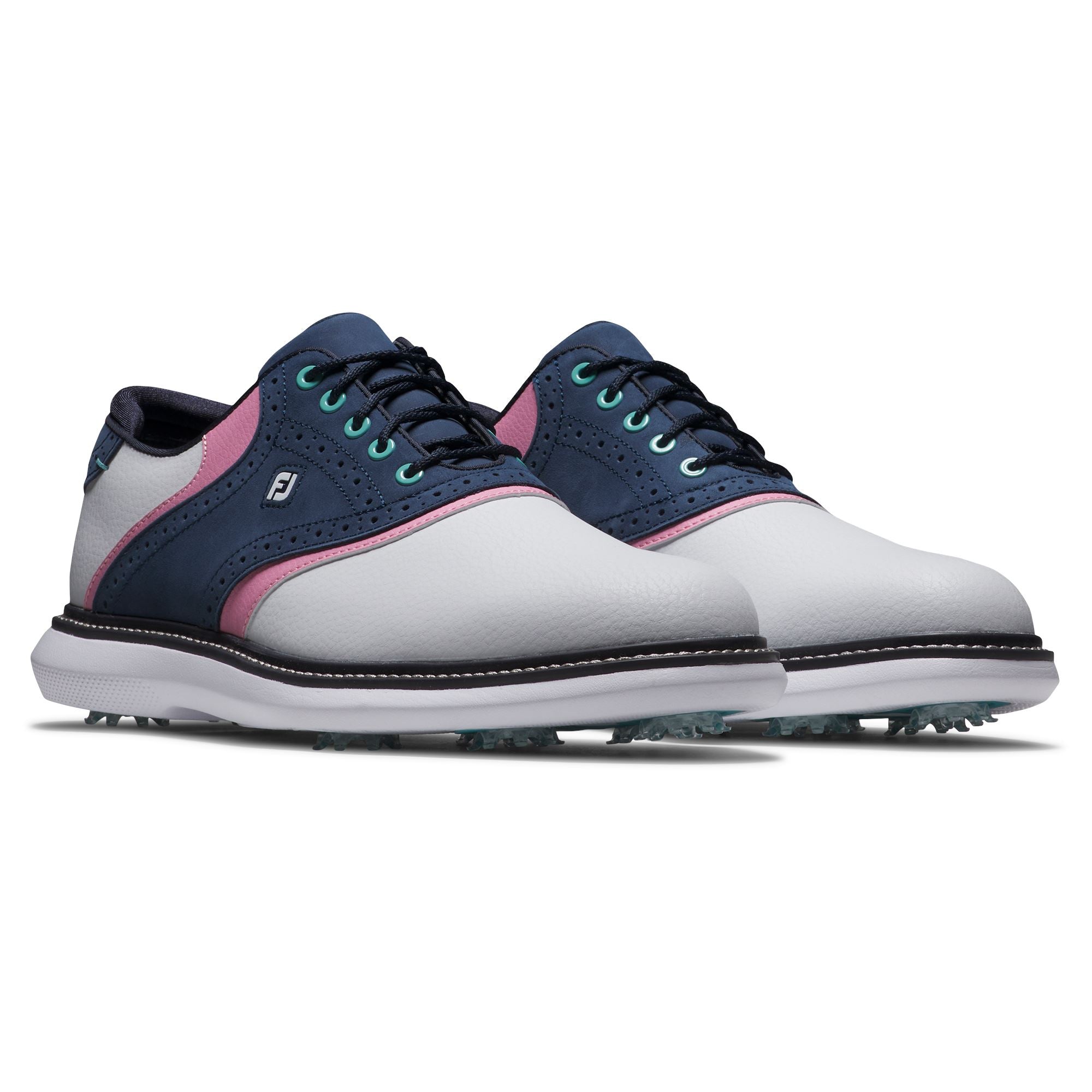 Footjoy Chaussure Homme Traditions Blanche navy rose