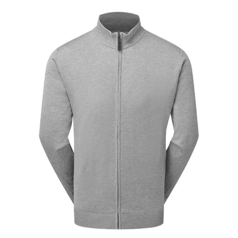 FOOTJOY Full ZIP PULL EN LAINE doublé gris