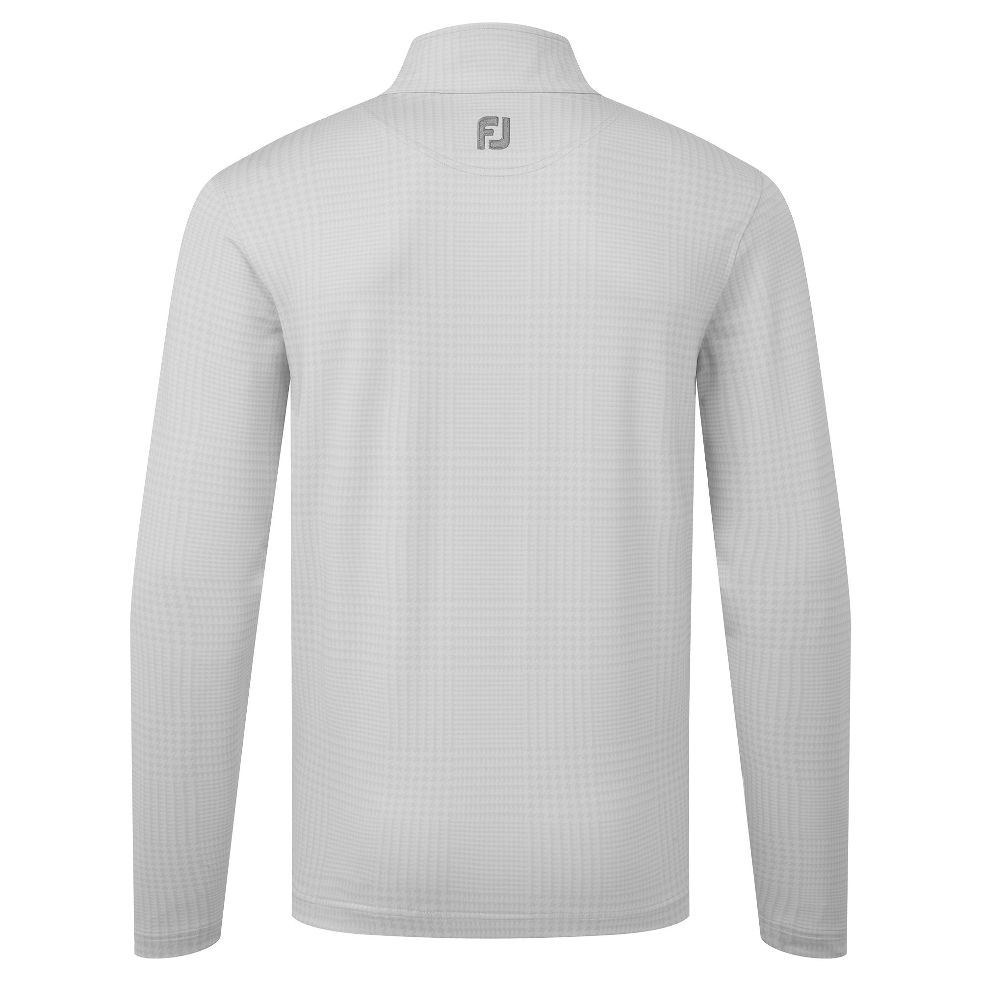 Footjoy Midlayer Glen Plaid imprimé grey Polos homme FootJoy