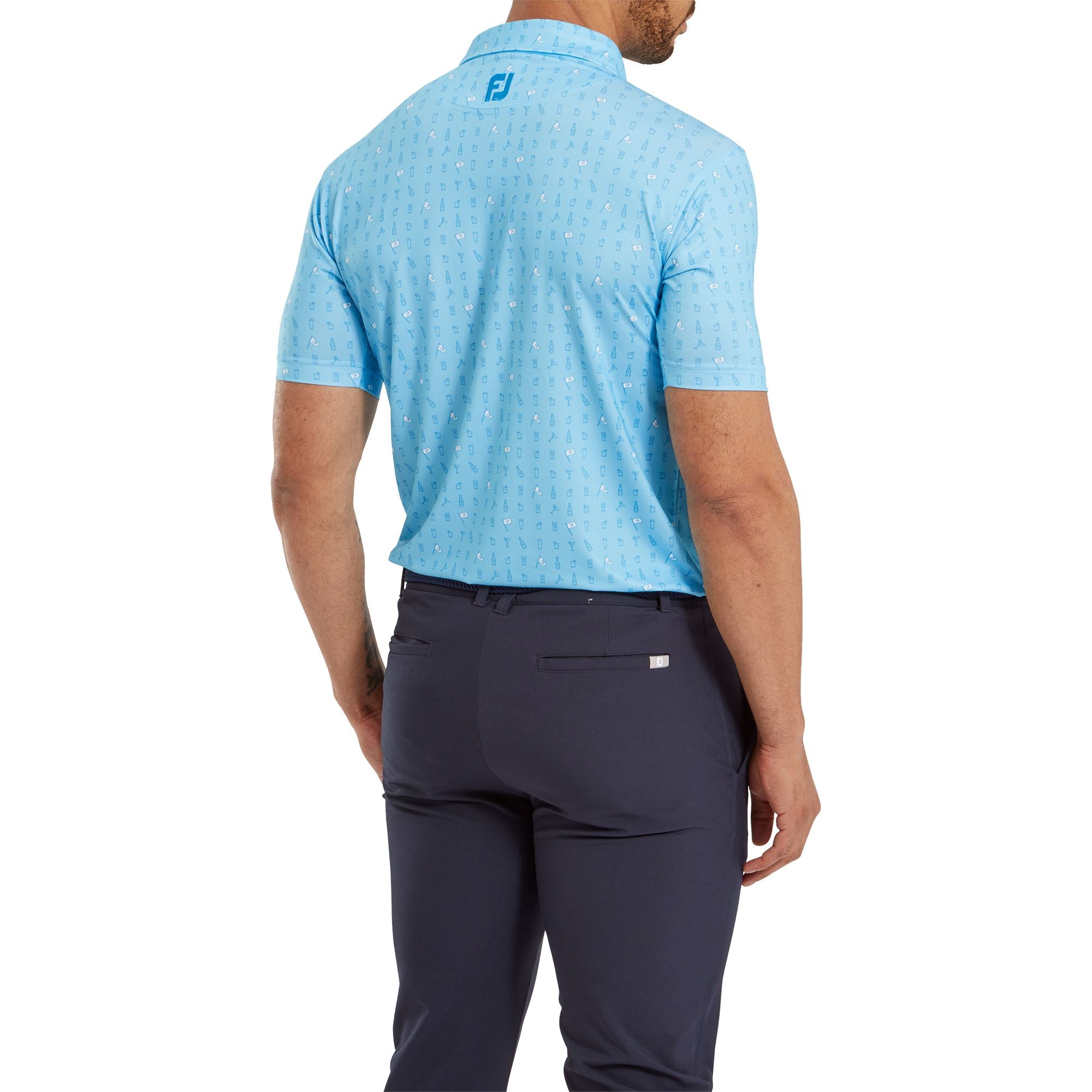 Footjoy polo 19TH Hole Blue Sky Polos homme FootJoy