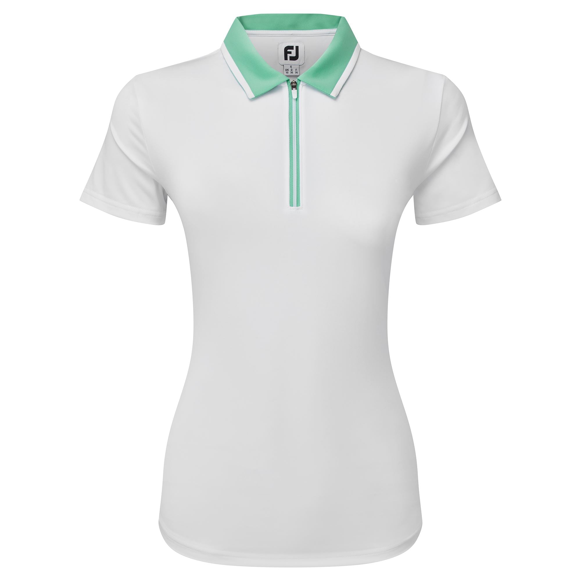 Footjoy polo femme uni en fil d'Écosse