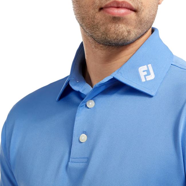 footjoy polo Pique Bleu clair