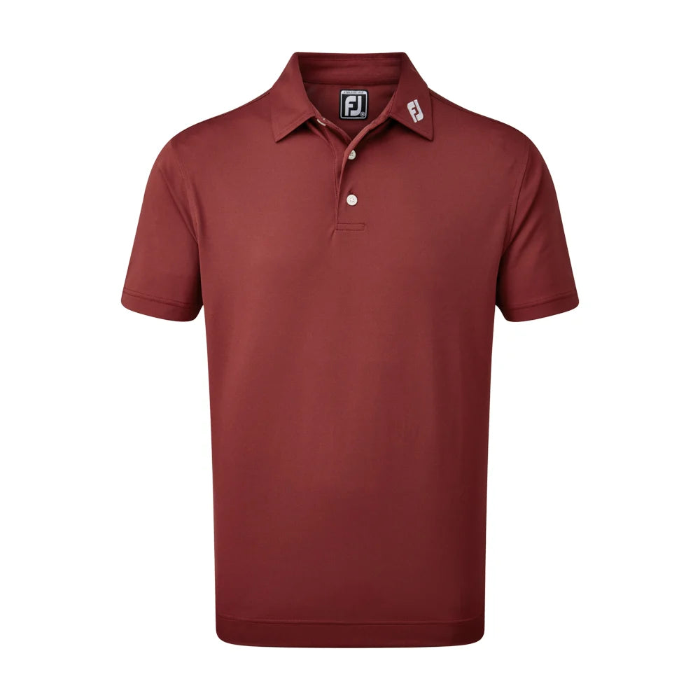 Footjoy polo Stretch Piqué Solid Maroon