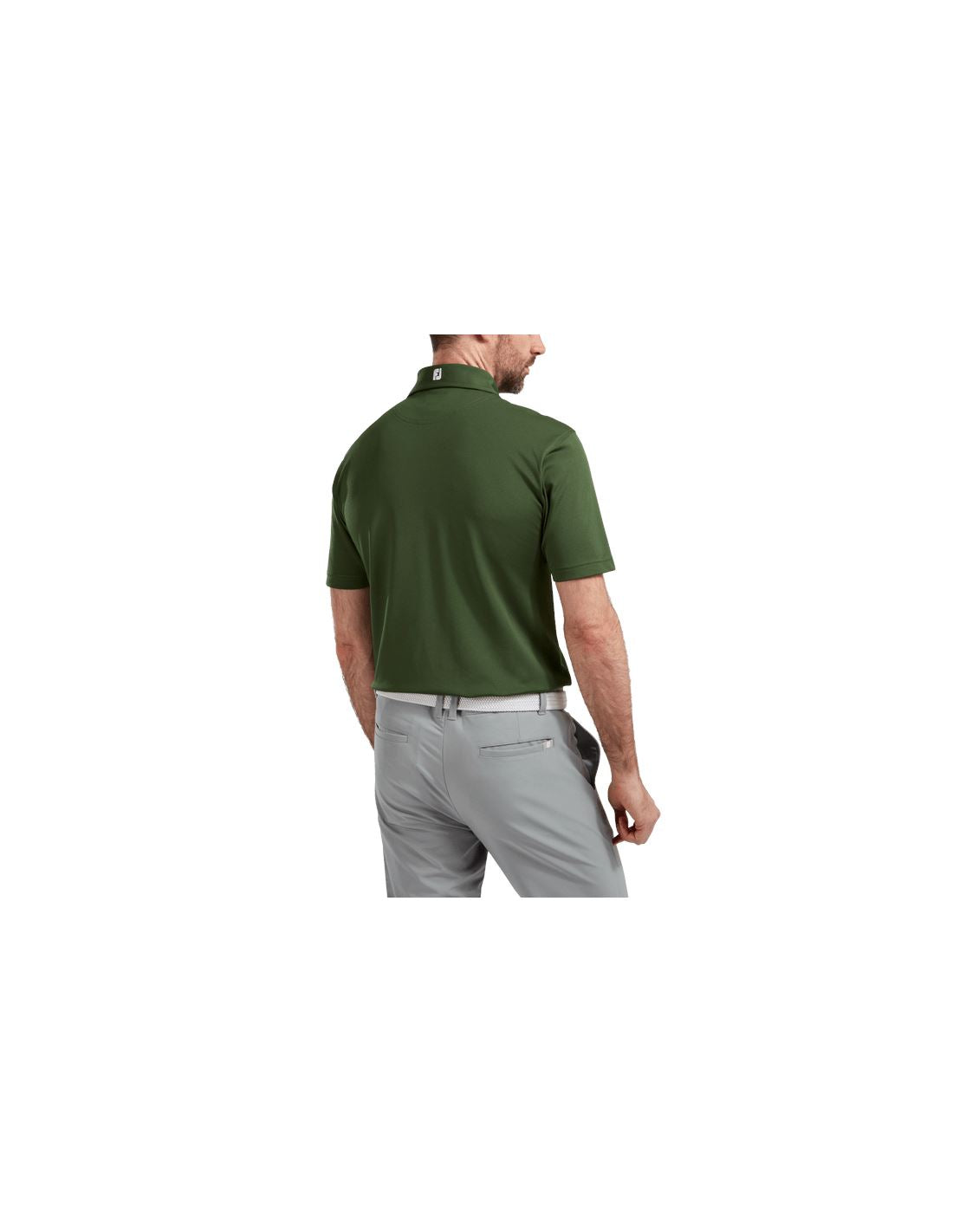 Footjoy polo Stretch Piqué Solid Olive