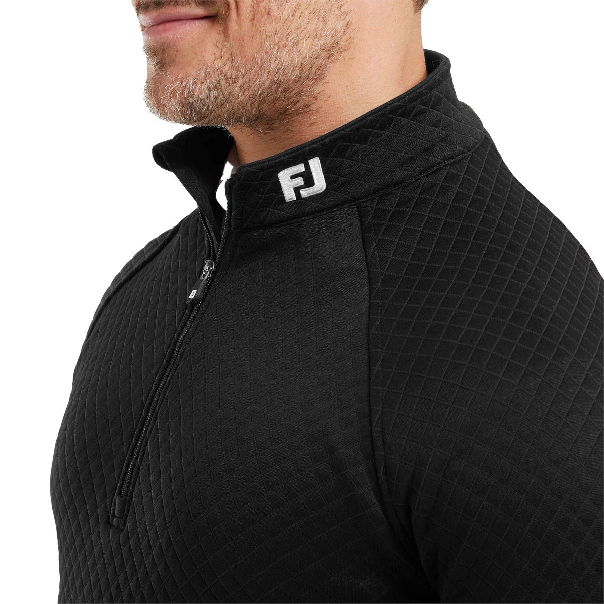 Footjoy Pull Chill-out Jacquard Thermique Noir