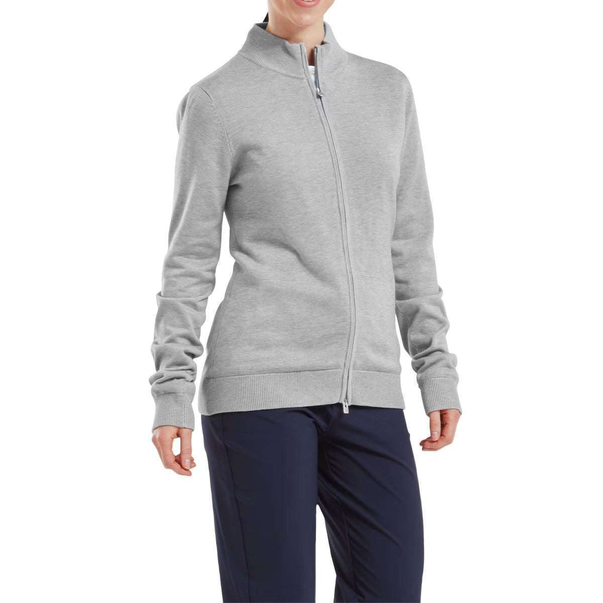 FootJoy Pull Full-Zip doublé Drirelease Femme Gris