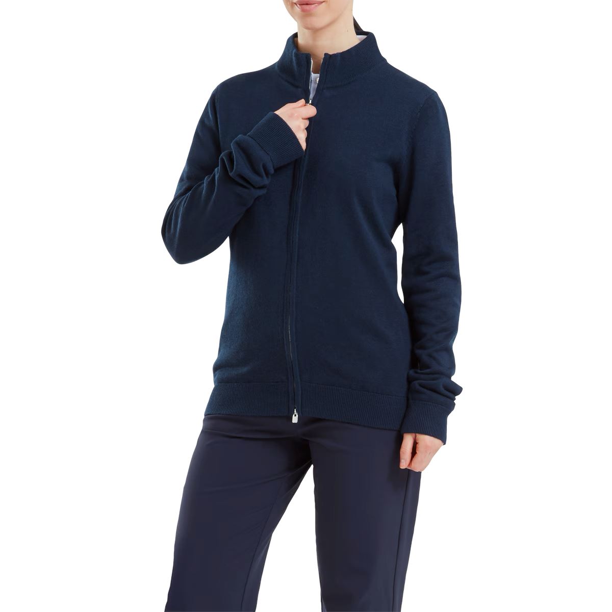 FootJoy Pull Full-Zip doublé Drirelease Femme Navy