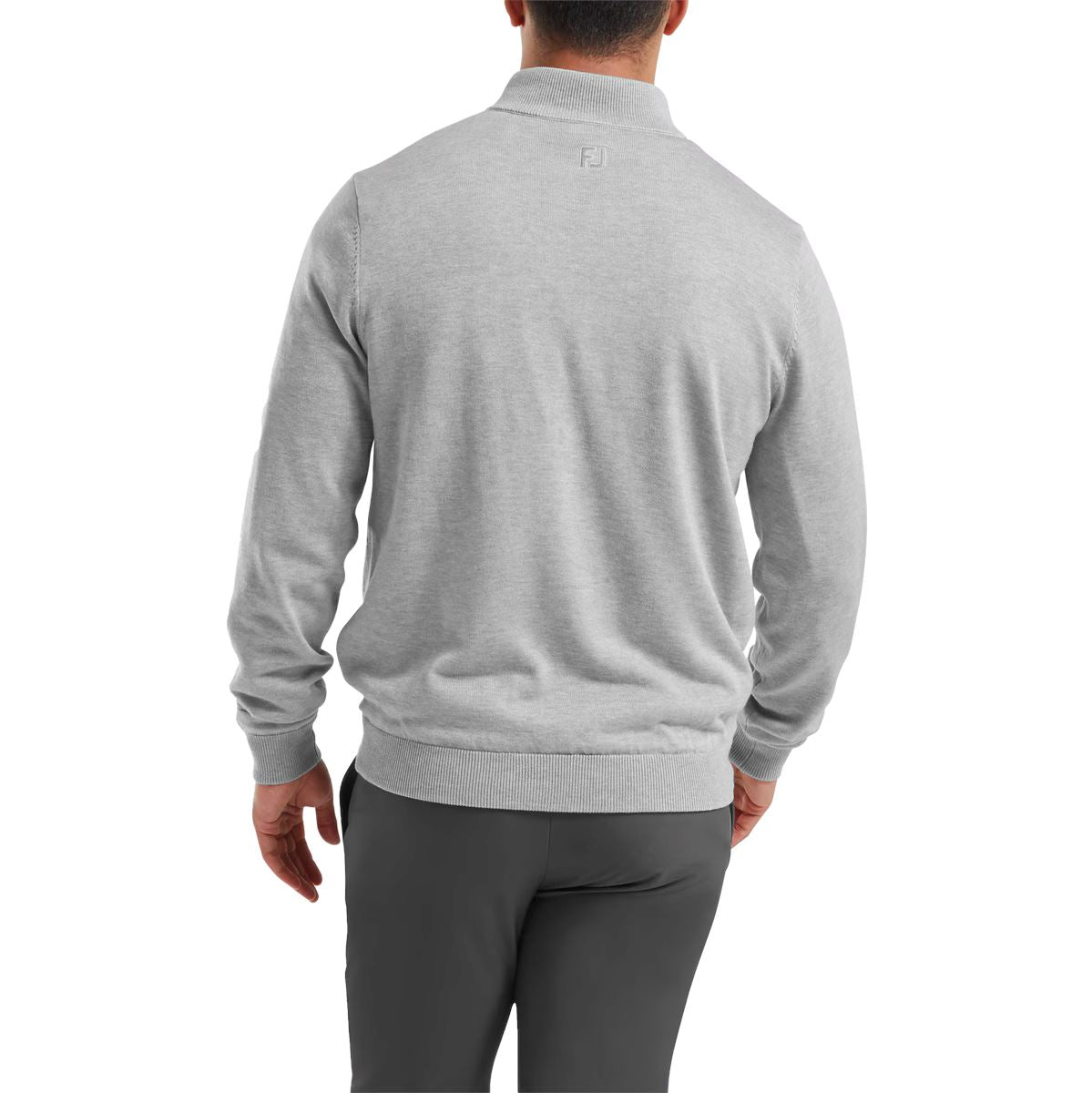 FootJoy Pull Full-Zip doublé Drirelease Gris