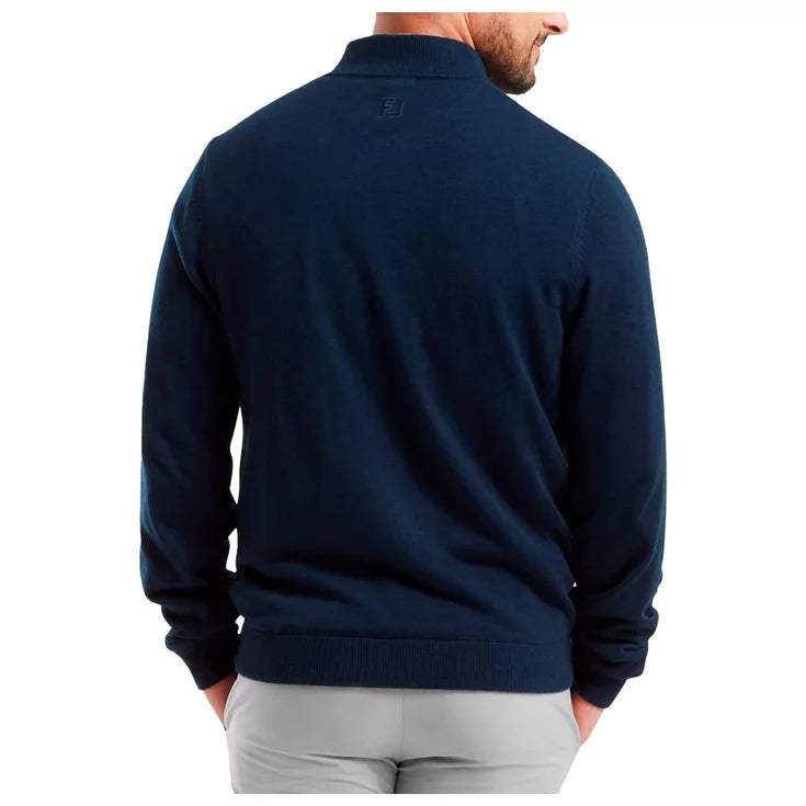 FootJoy Pull Full-Zip doublé Drirelease Navy