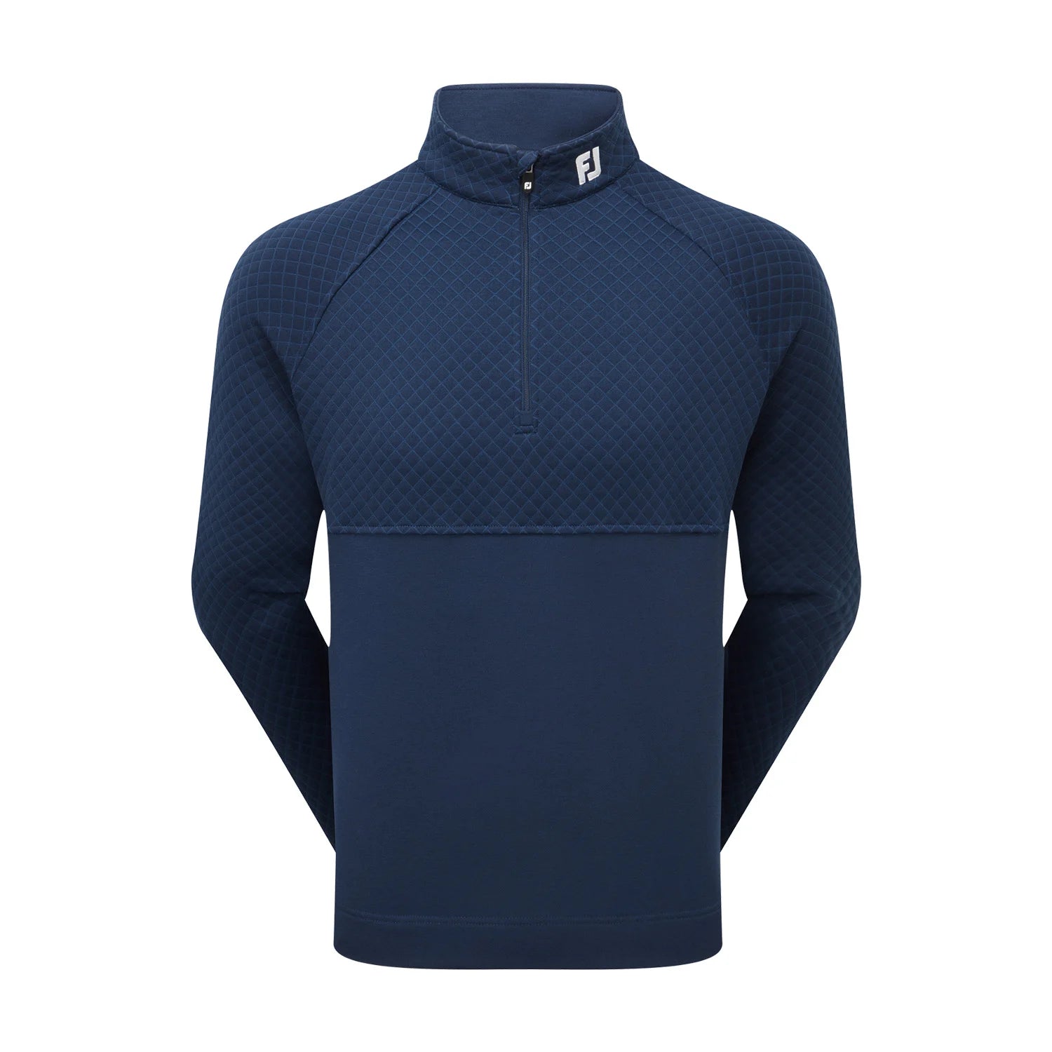 Footjoy pull jacquard thermal navy