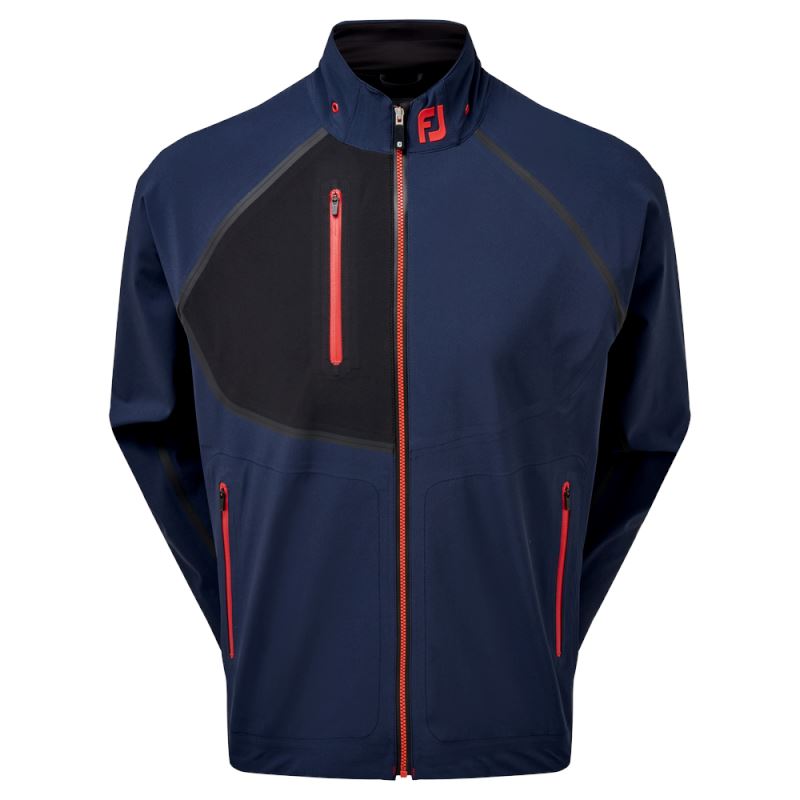 FootJoy Veste de Pluie HydroTour bleu Marine rouge noir 2023