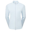 Footjoy veste femme full zip imprimé embossé bleu ciel