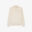 Lacoste Pull quart de zip thermorégulateur beige