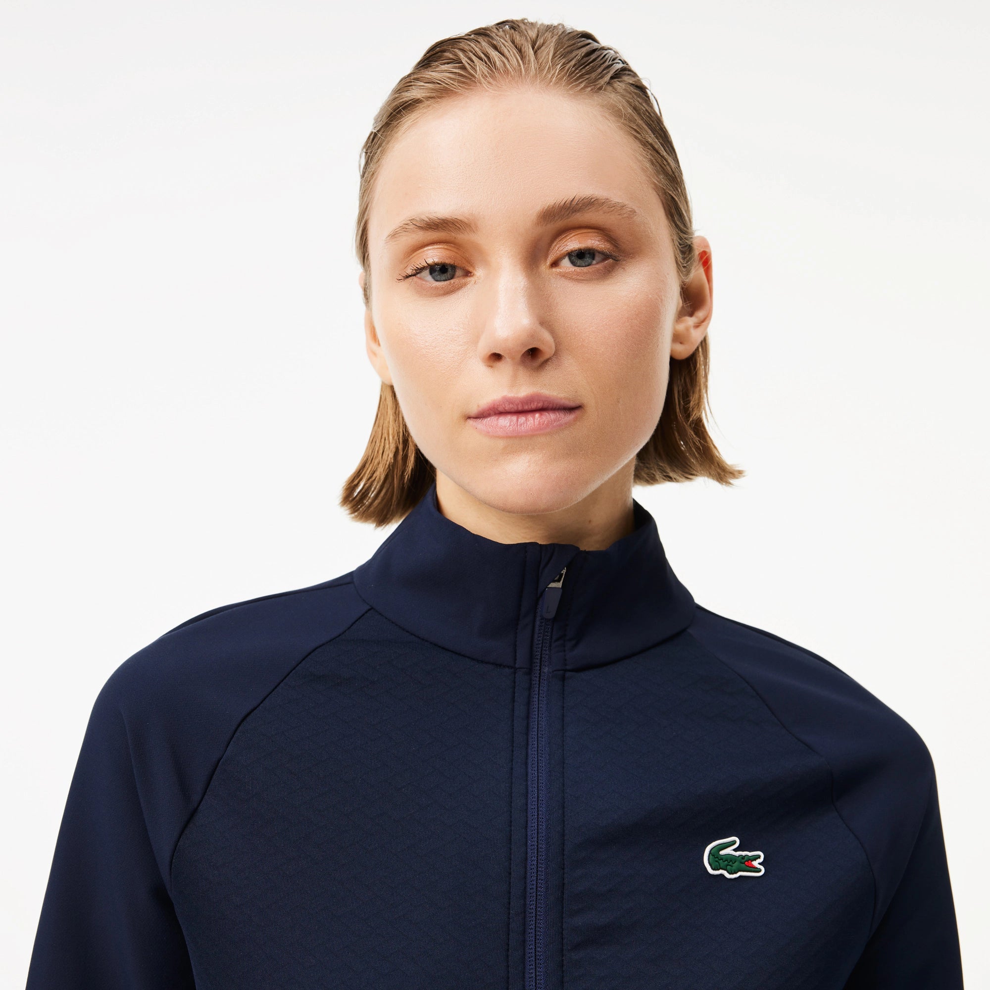 Lacoste veste de golf midlayer slim fit zippé