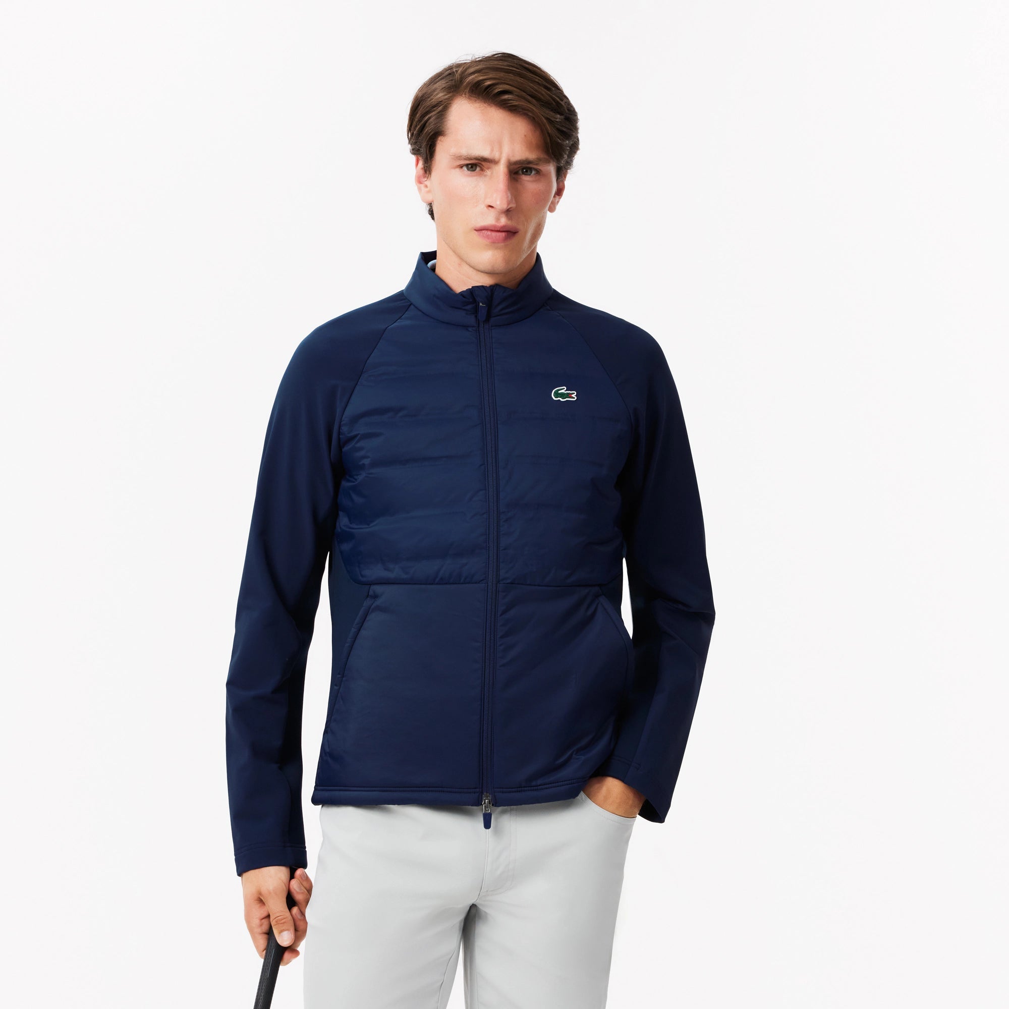 Lacoste Veste matelassé de golf col montant