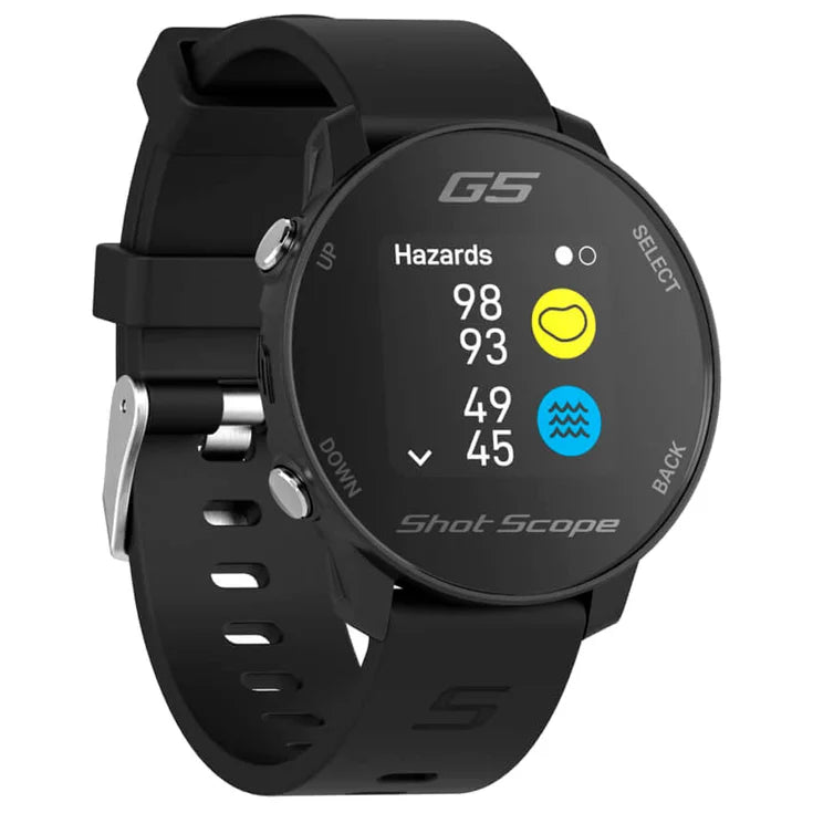 Montre Shot Scope G5 GPS Noire