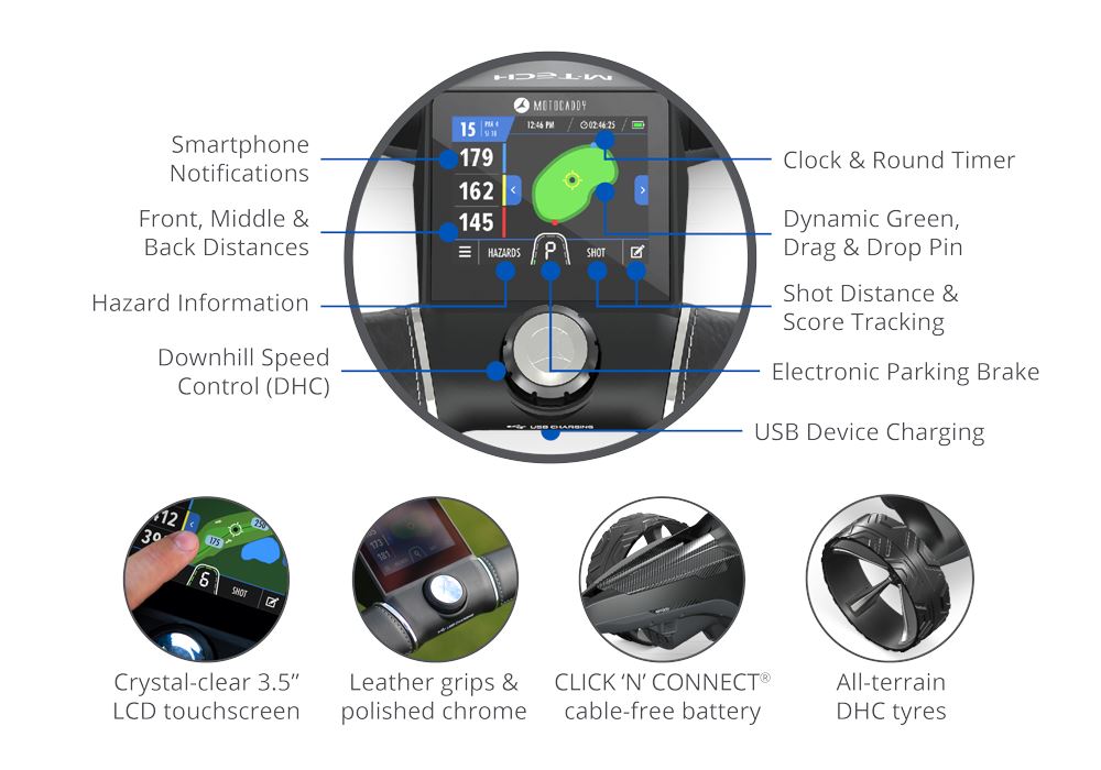 Motocaddy M-tech GPS DHC chariot électrique 2024