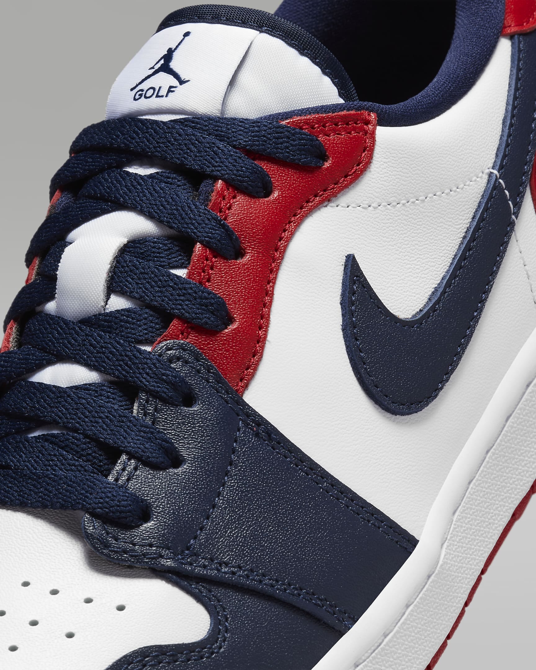 NIKE Air Jordan 1 Low G Blanc Bleu Rouge Achat prix et avis