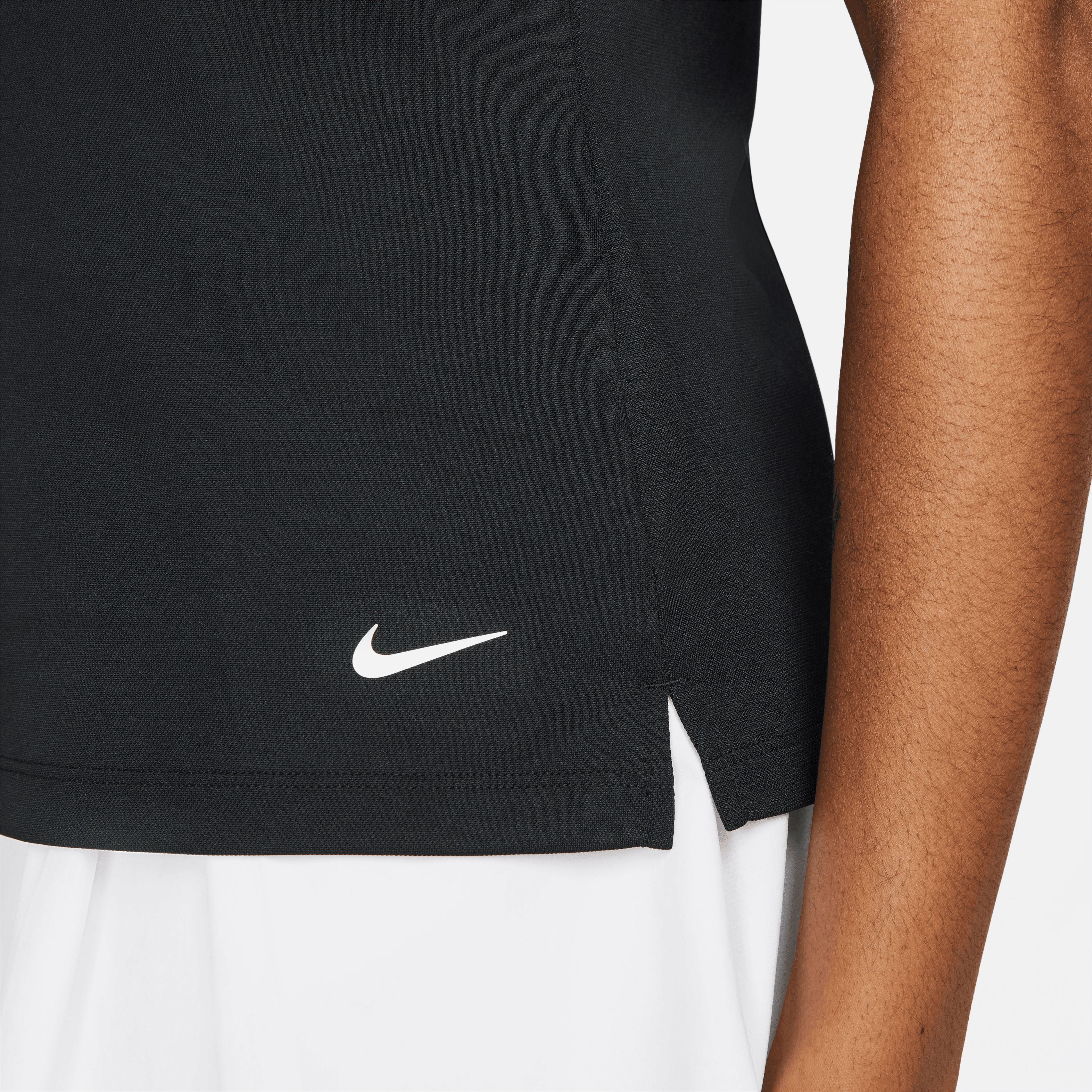 NIKE POLO DRI FIT VICTORY NOIR FEMME