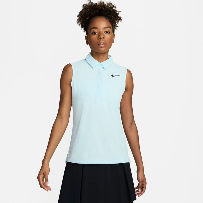 NIKE POLO GOLF FEMME BLEU CIEL