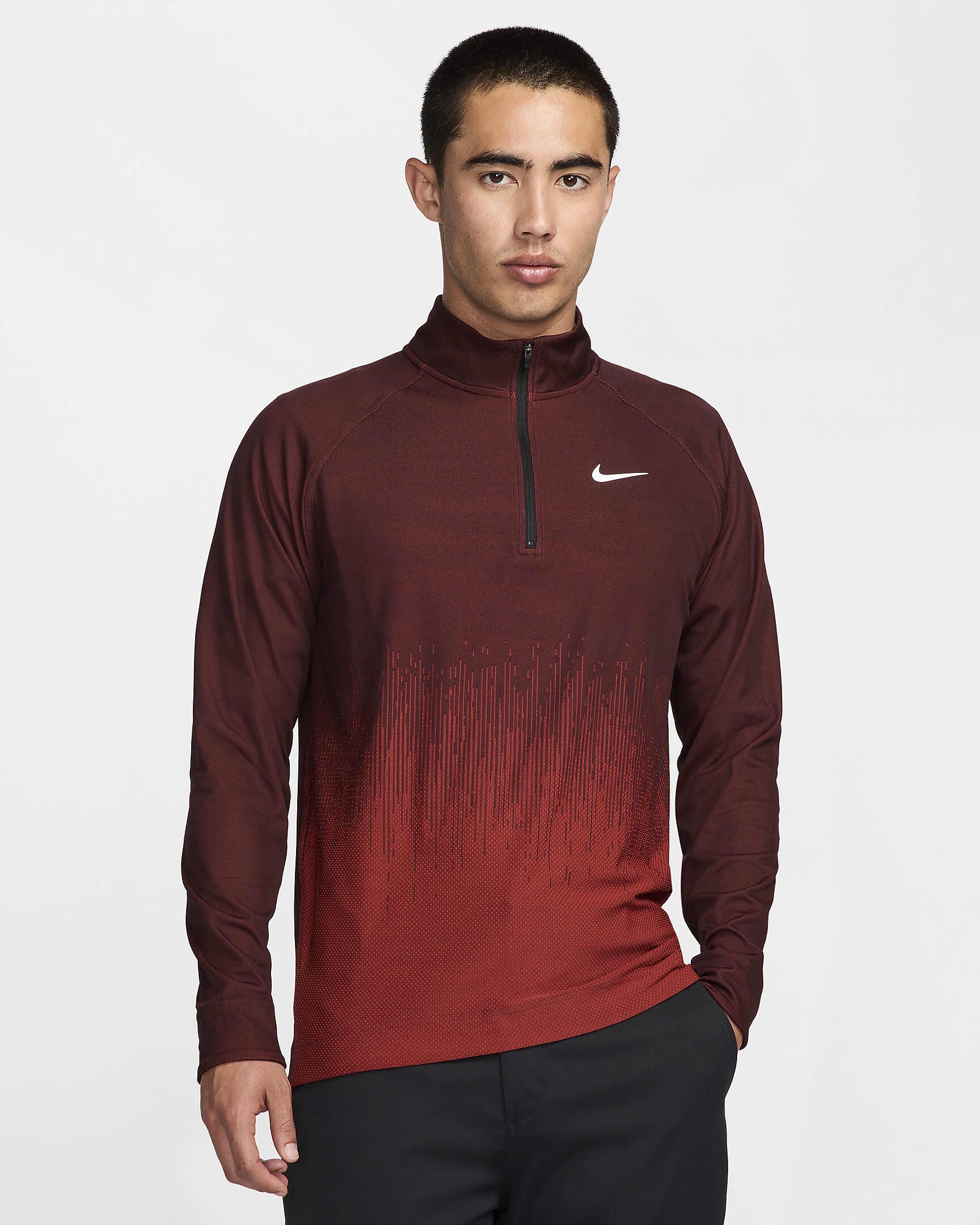 NIKE TOUR ADV DRI FIT ROUGE