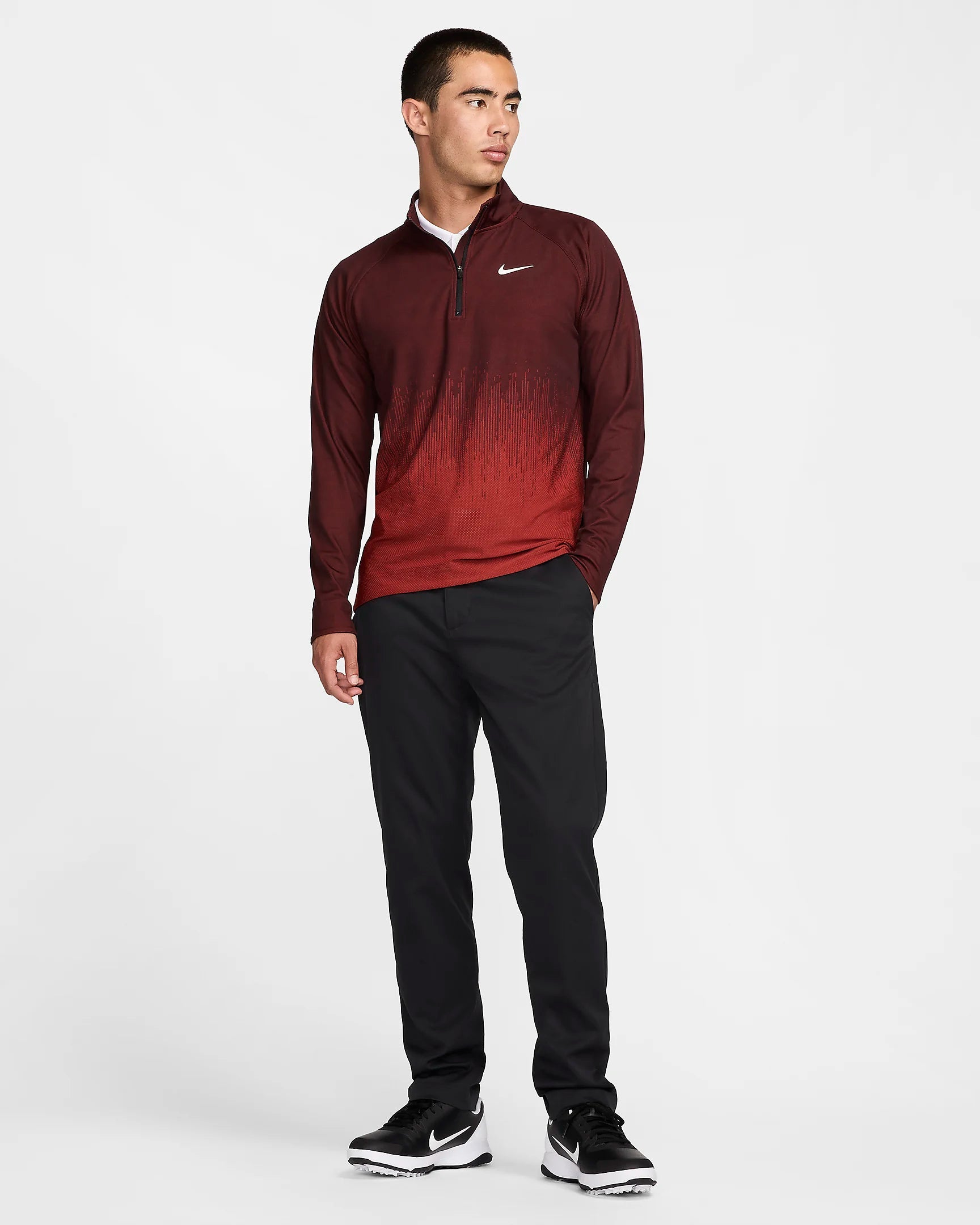 NIKE TOUR ADV DRI FIT ROUGE