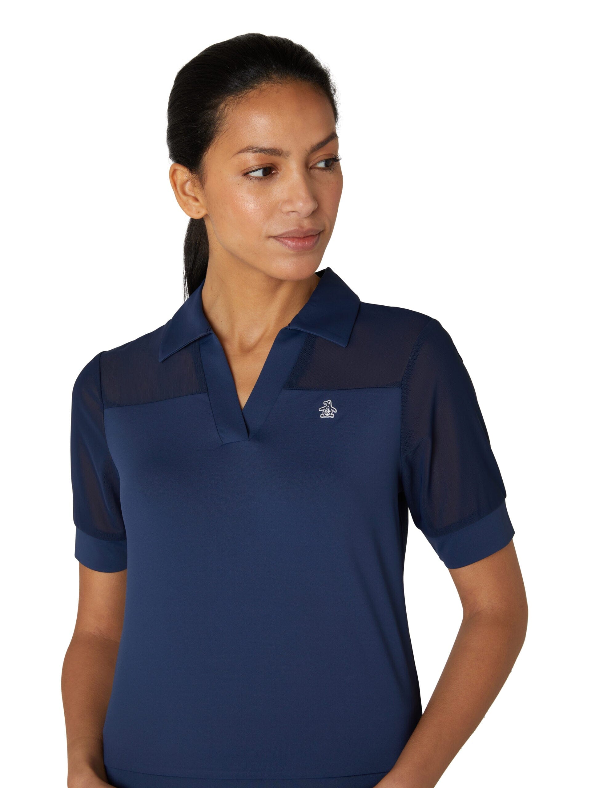 Original Penguin Polo Femme Mesh Blocked Achat Prix et Avis