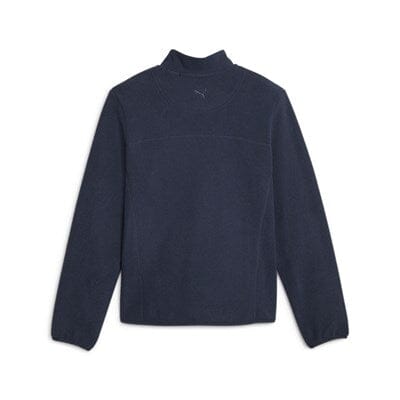 PUMA PULL POLAIRE 1/4 ZIP NAVY FEMME