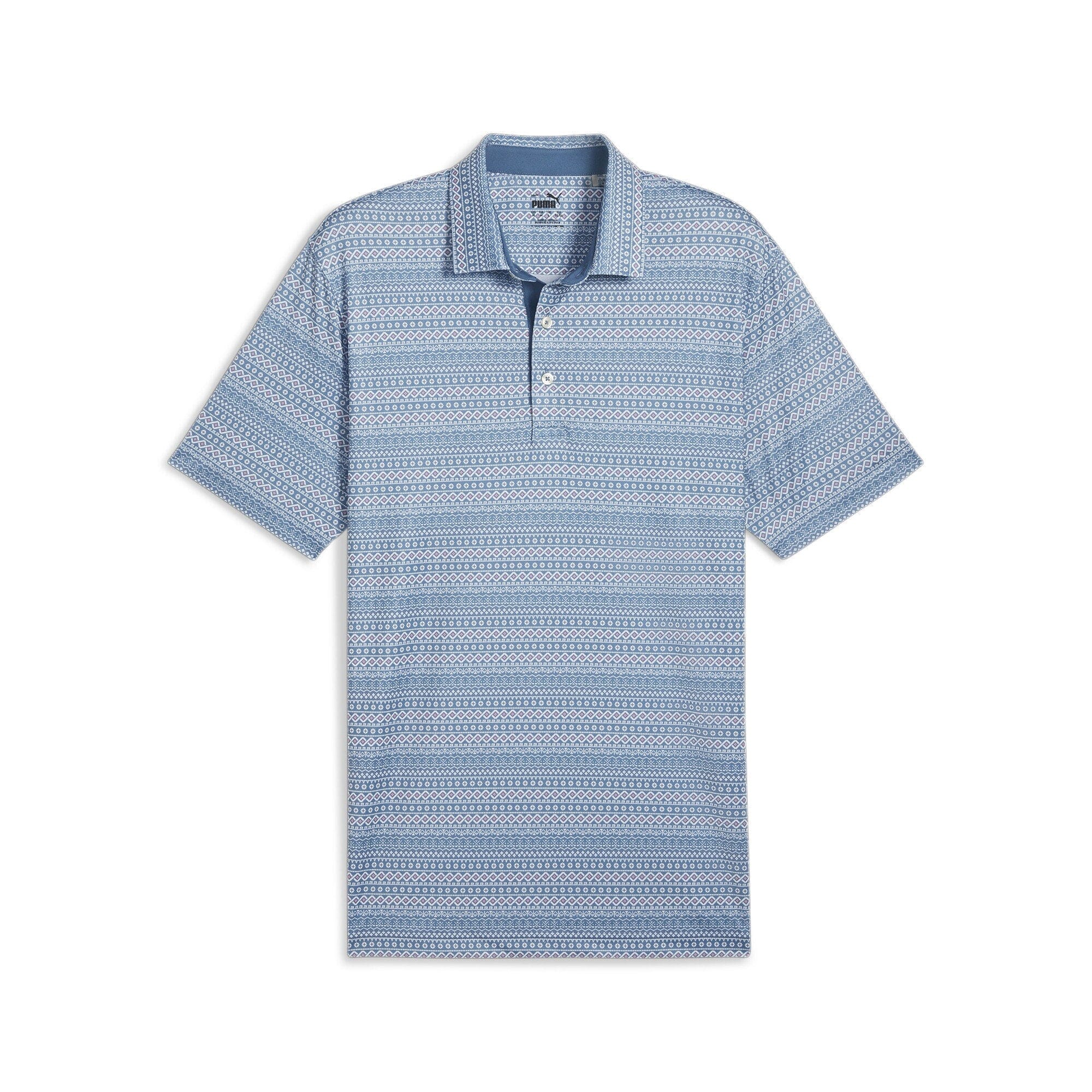 Puma Polo de golf Fair Isle Micro Print