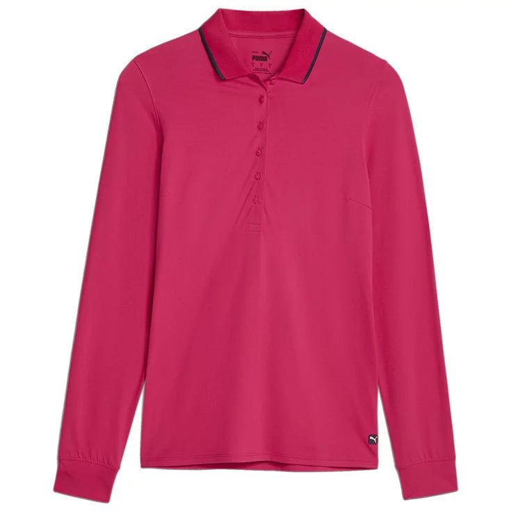 PUMA Polo manches longues Pink