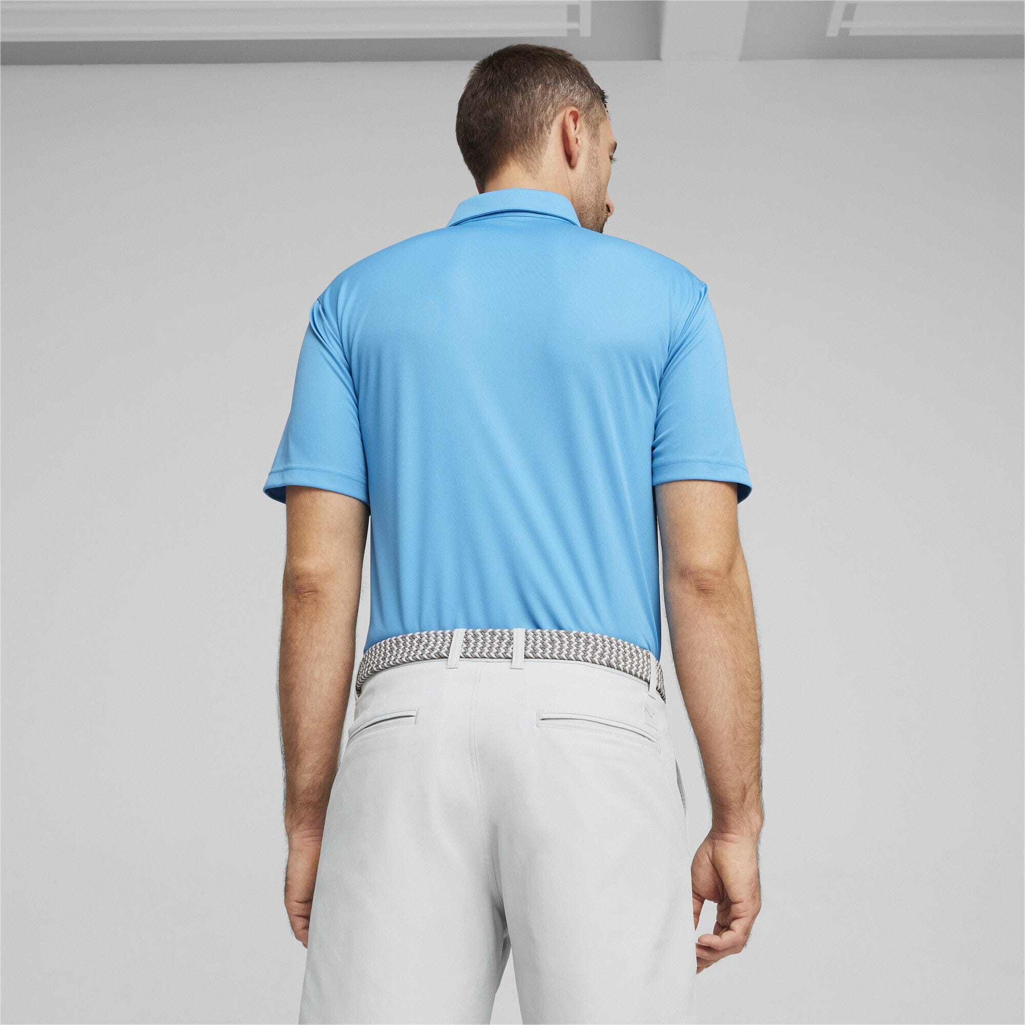 PUMA POLO Pure Solid Aqua blue