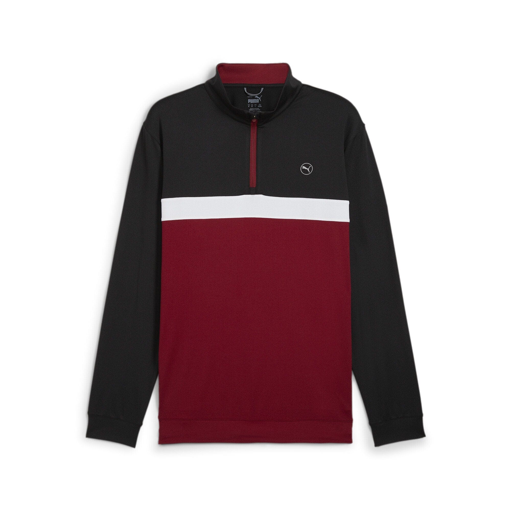 Puma Pull de golf 1/4 zip Pure Colorblock