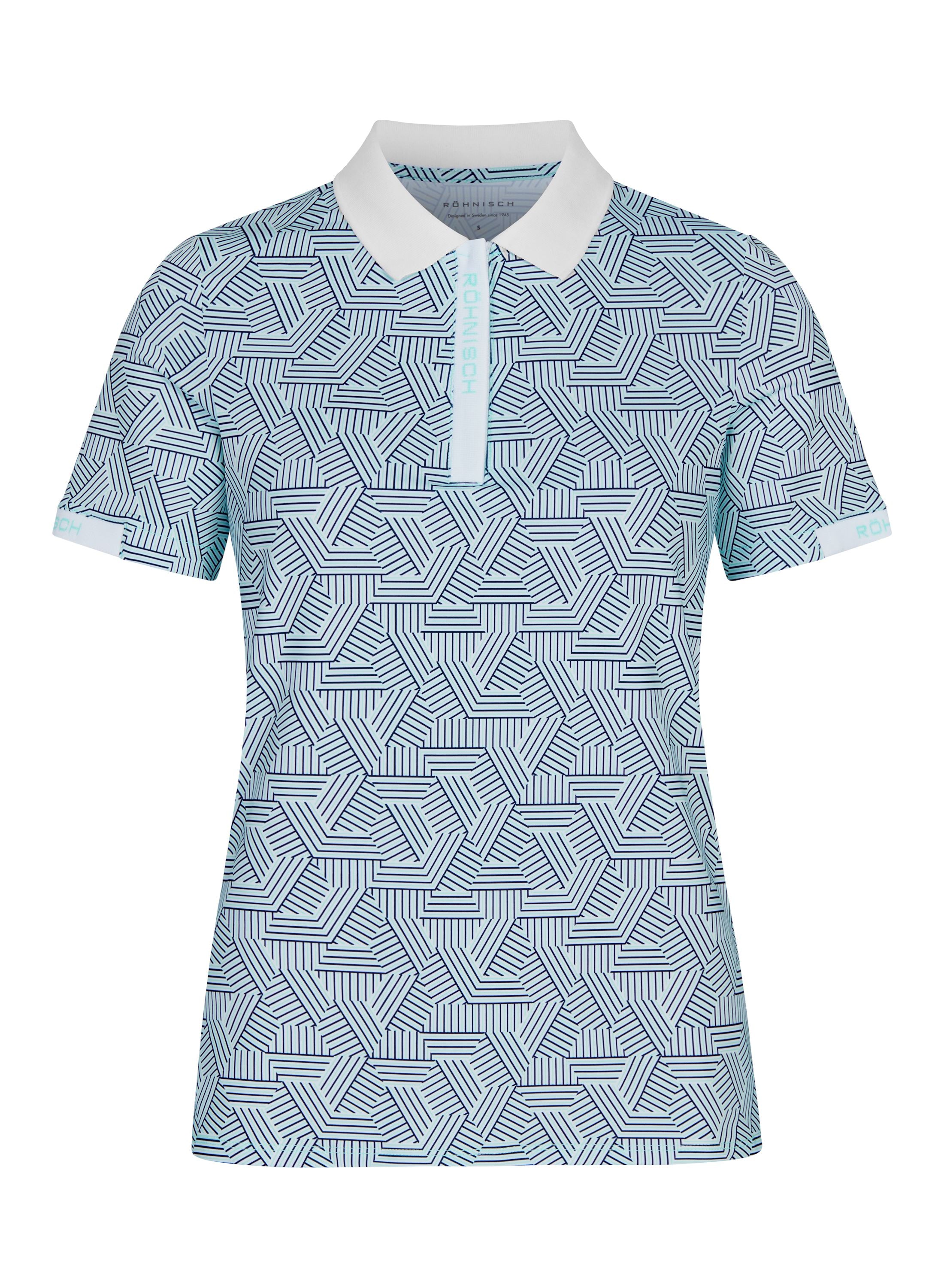 Rohnisch polo Abby hexagon Mint