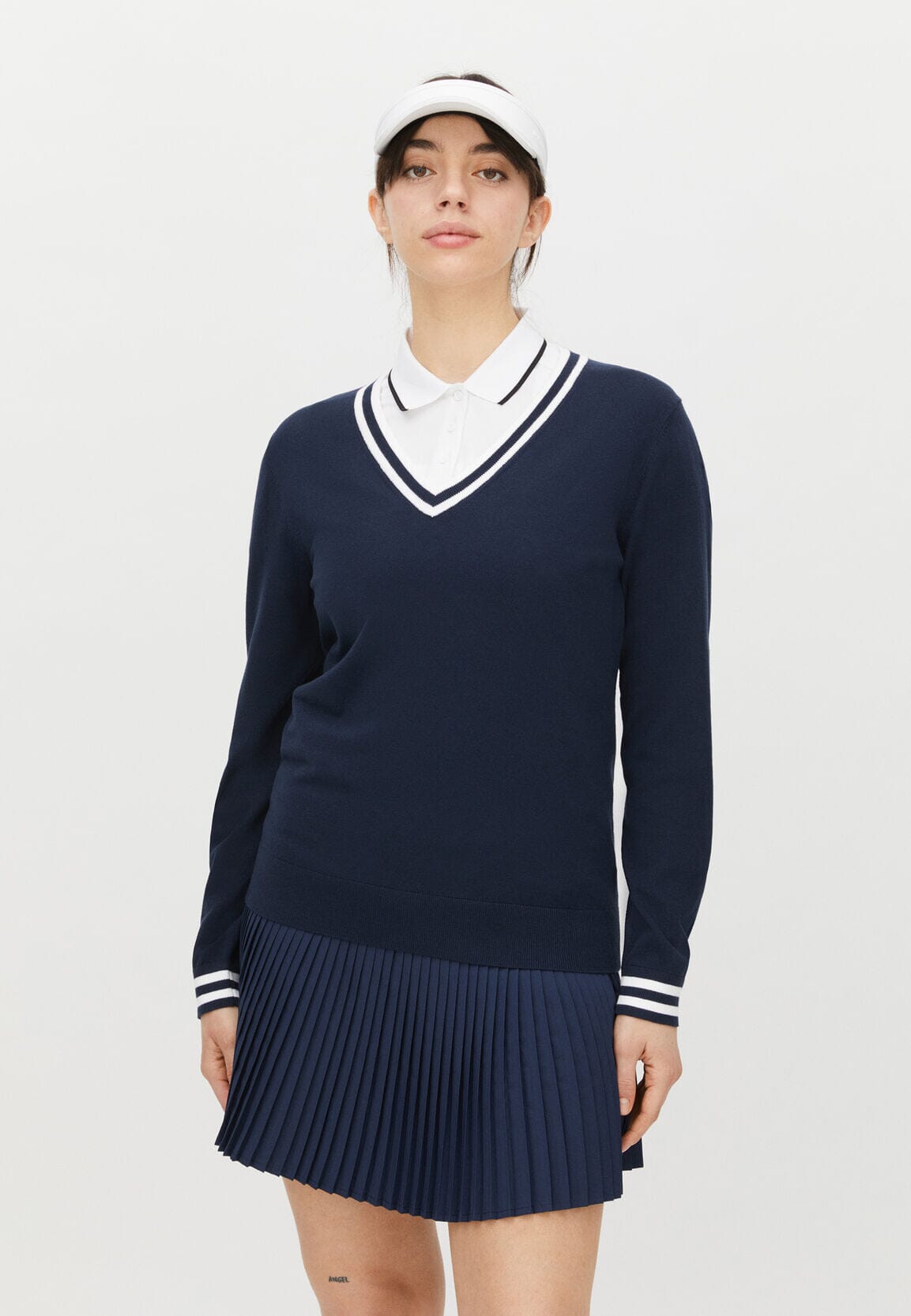 Röhnisch pull Adele knitted sweater, Navy